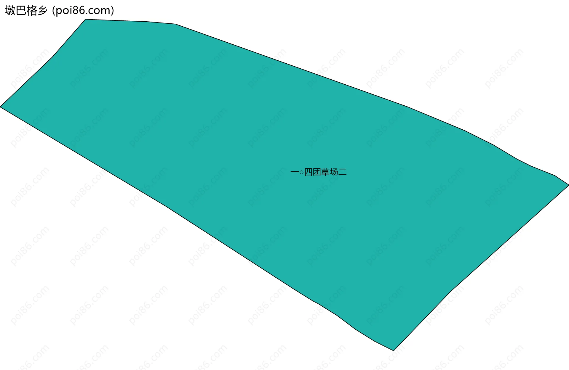 墩巴格乡边界地图(五级行政区划)