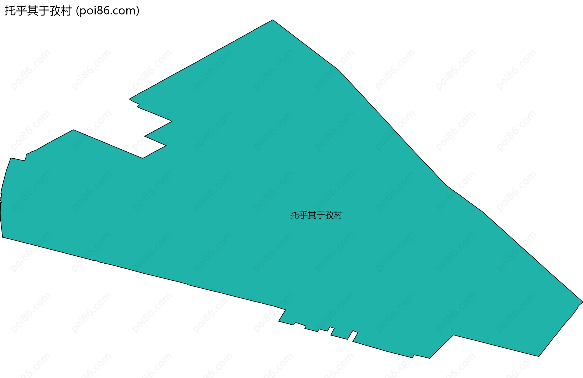 托乎其于孜村边界地图
