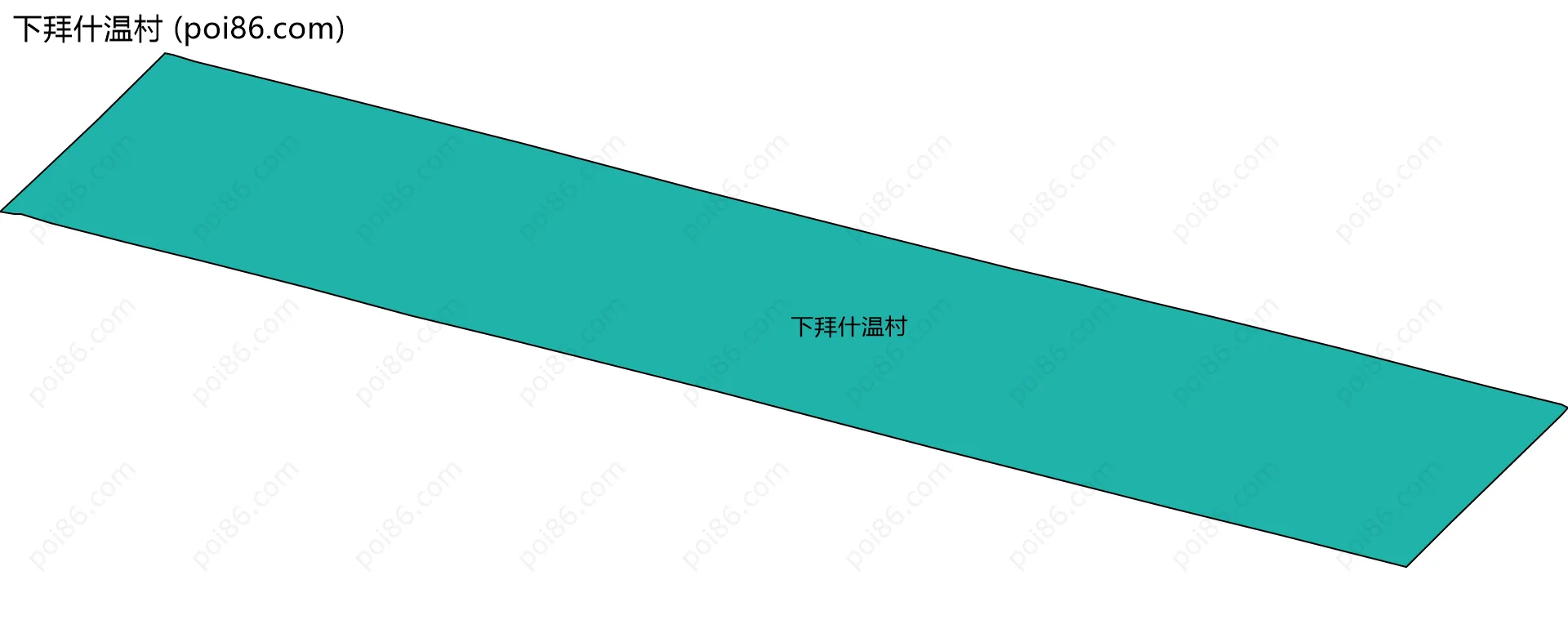 下拜什温村边界地图