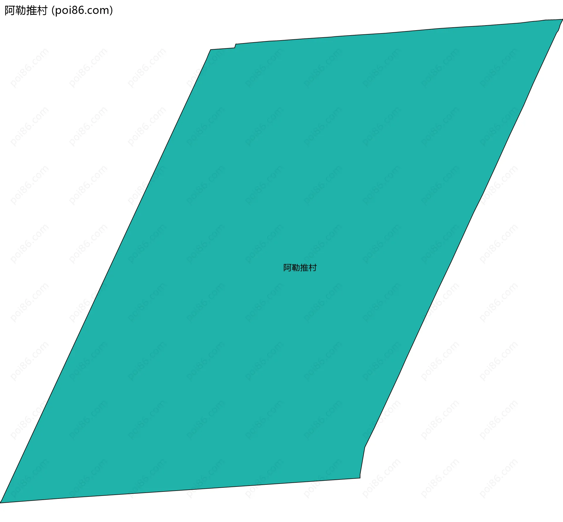 阿勒推村边界地图