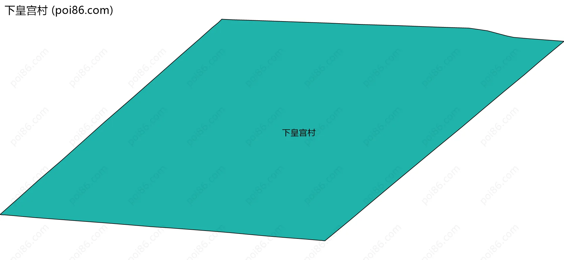 下皇宫村边界地图