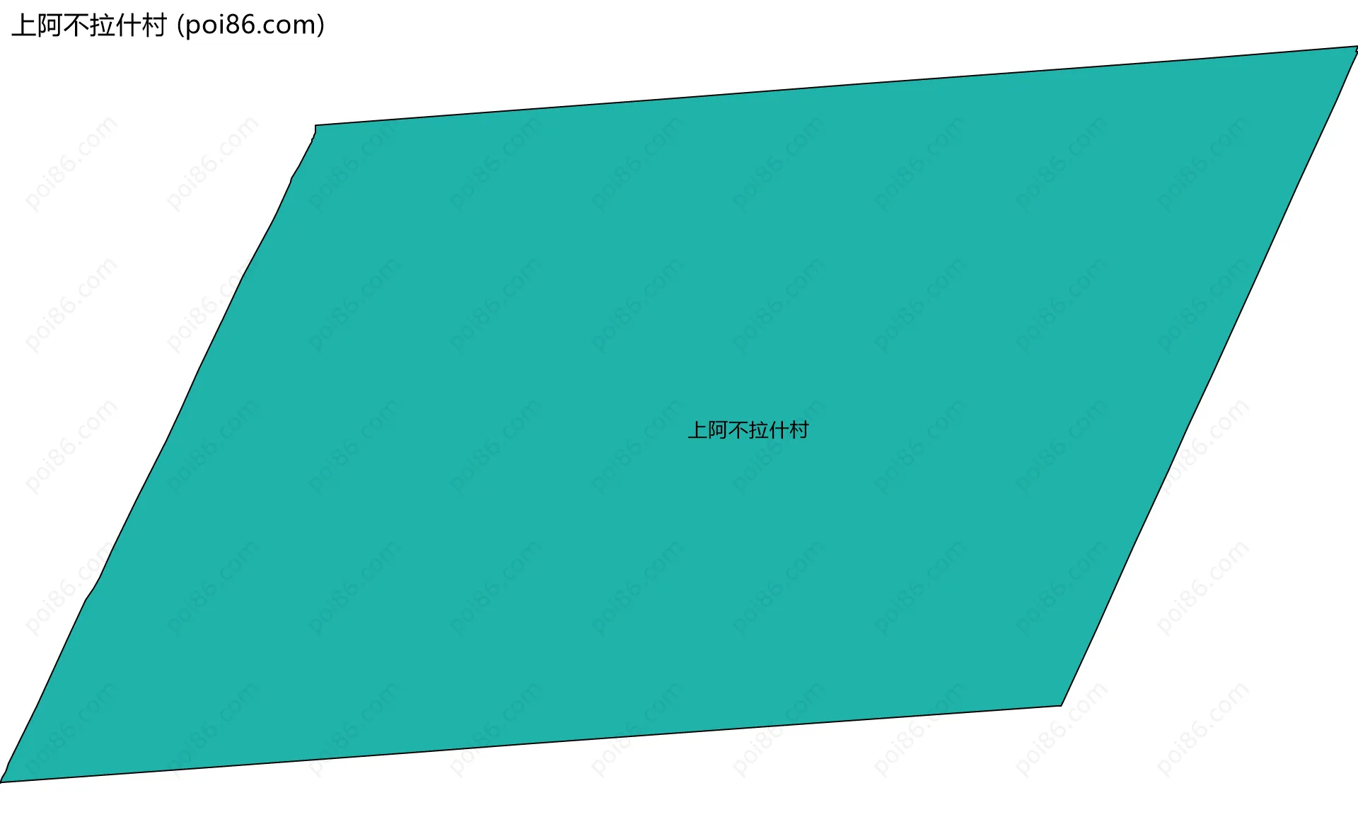 上阿不拉什村边界地图