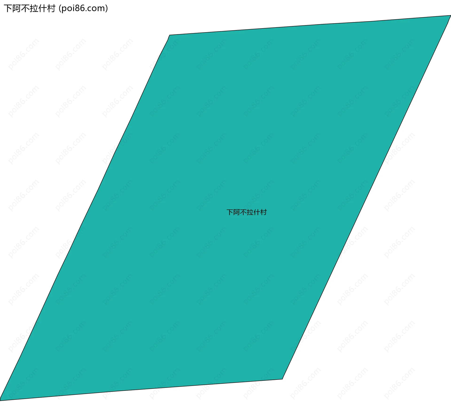 下阿不拉什村边界地图