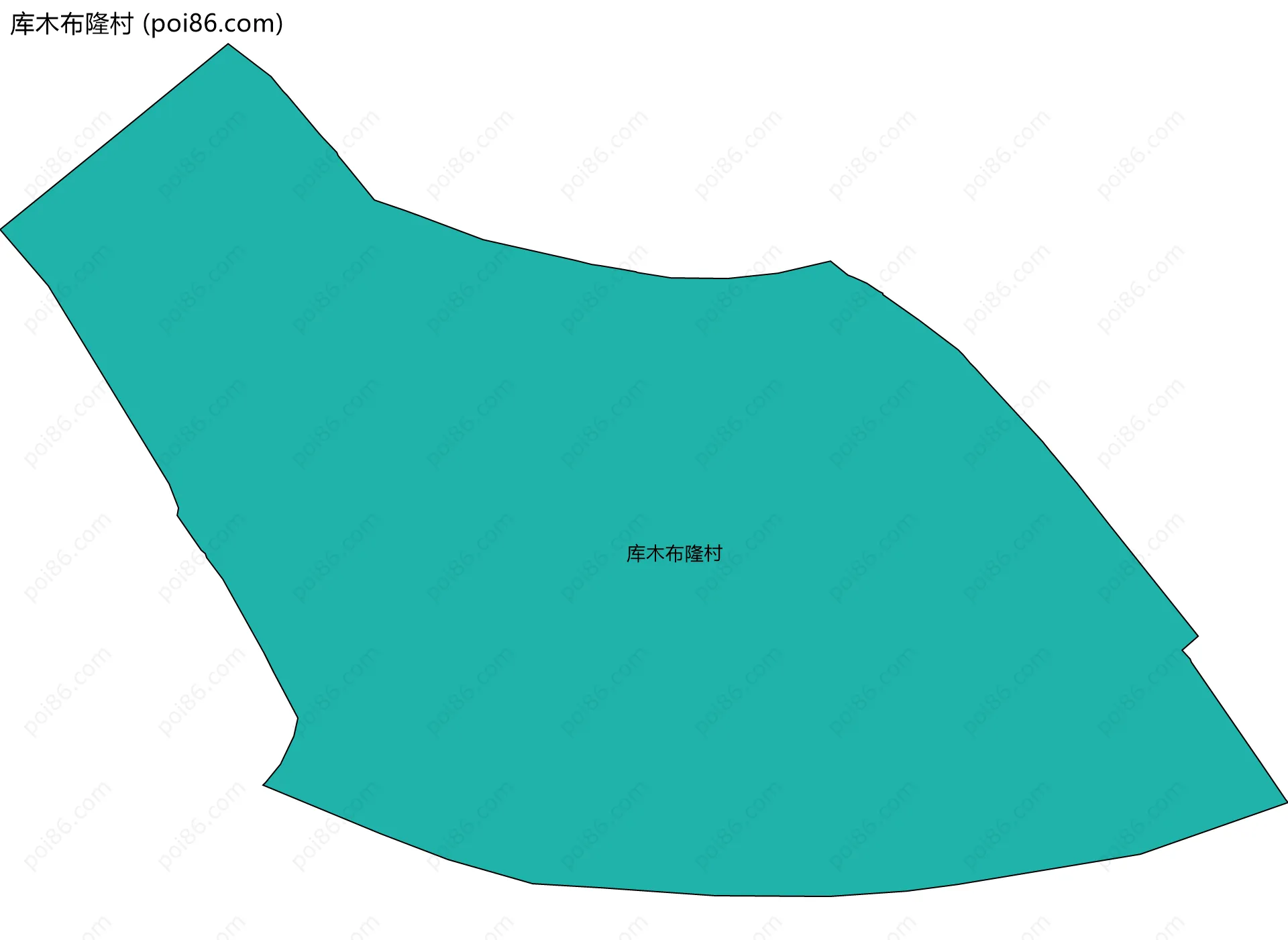 库木布隆村边界地图
