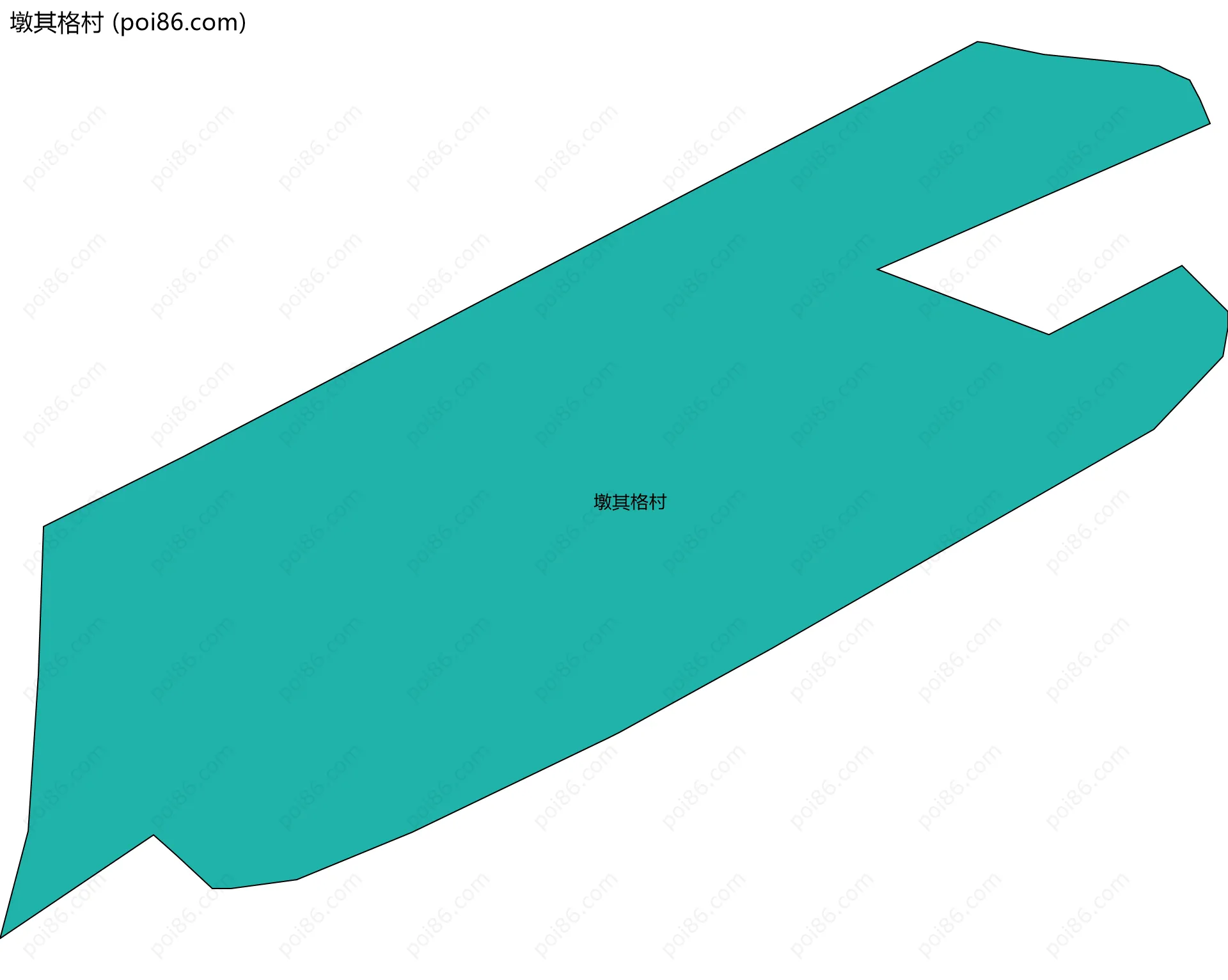墩其格村边界地图