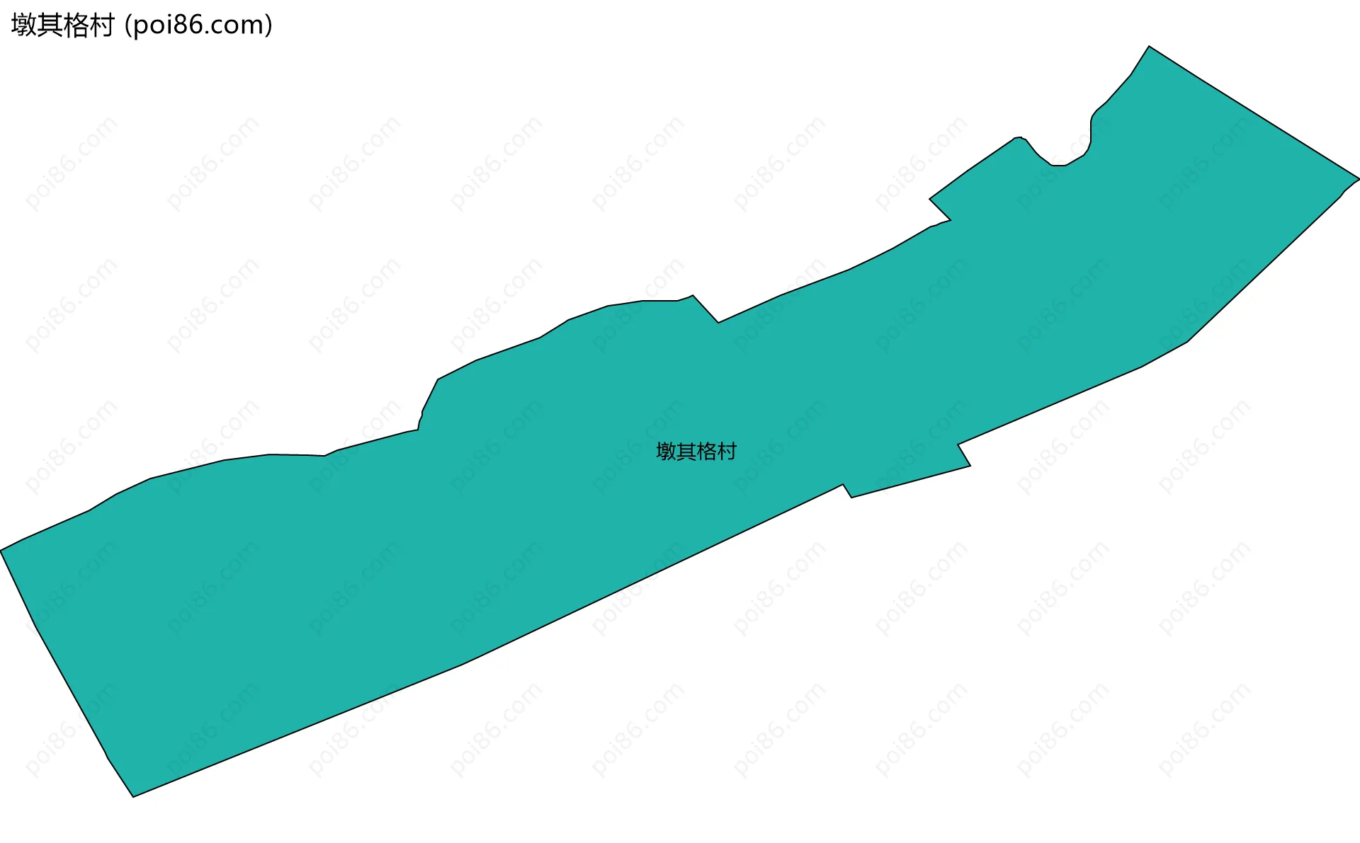 墩其格村边界地图
