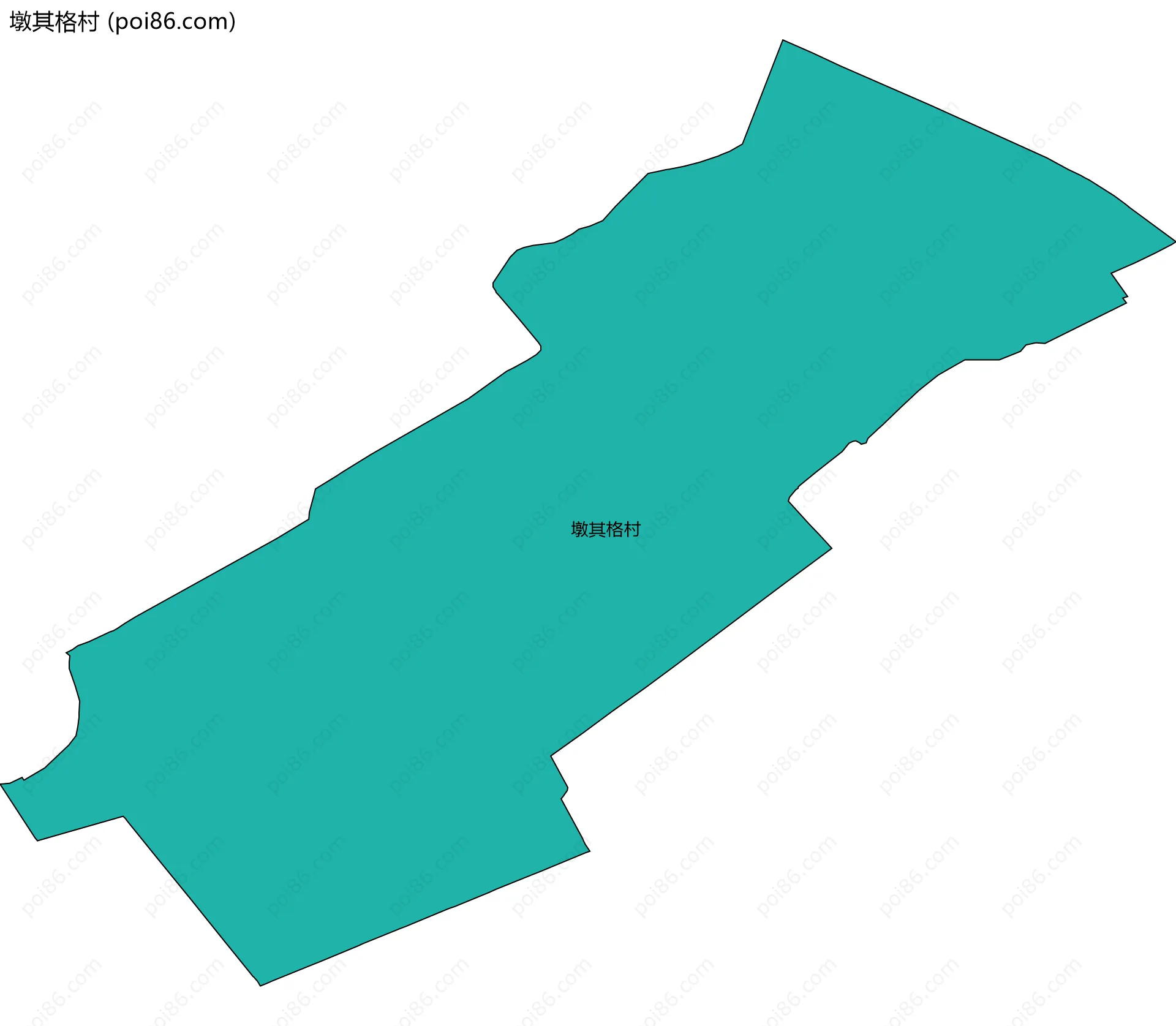 墩其格村边界地图