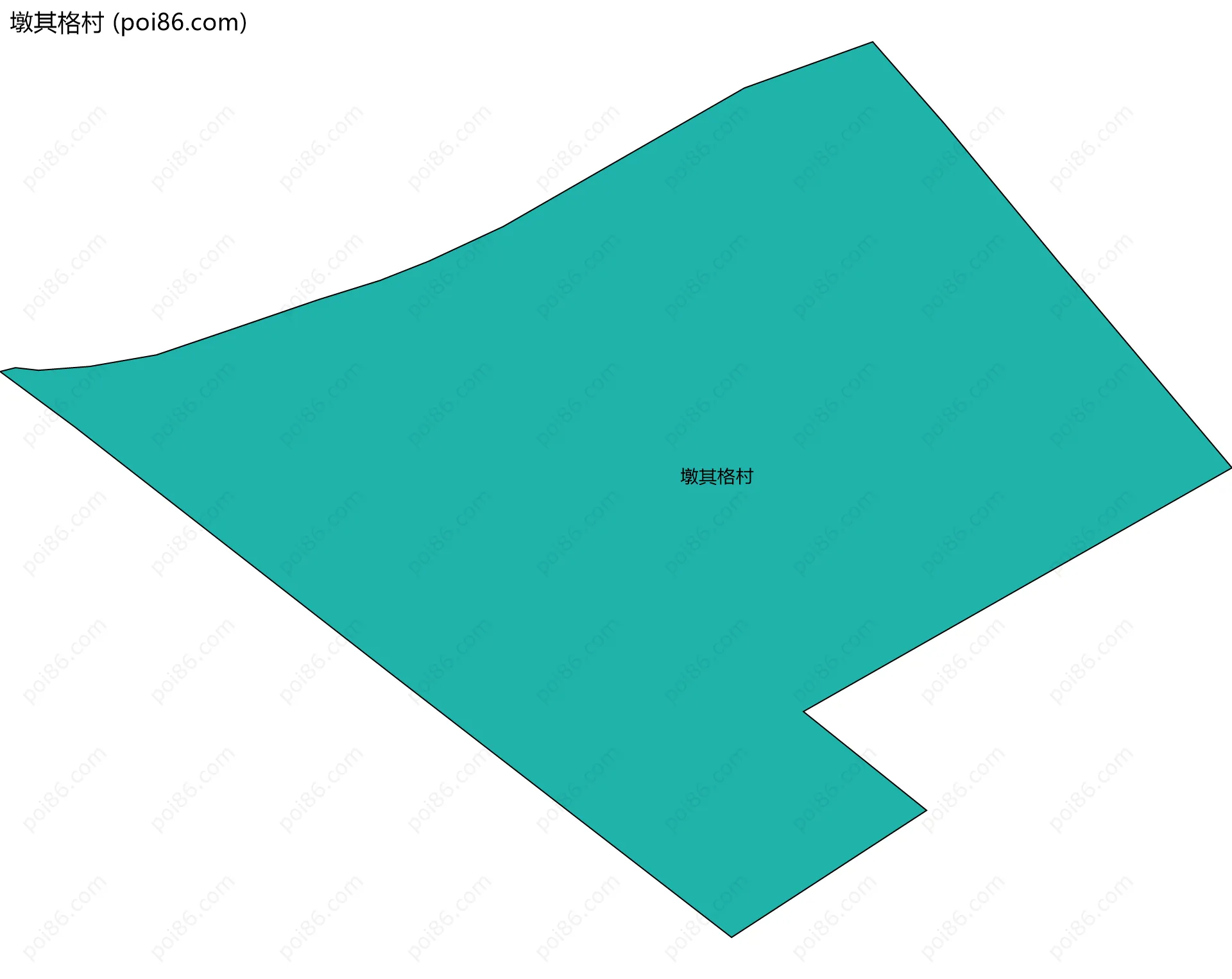 墩其格村边界地图