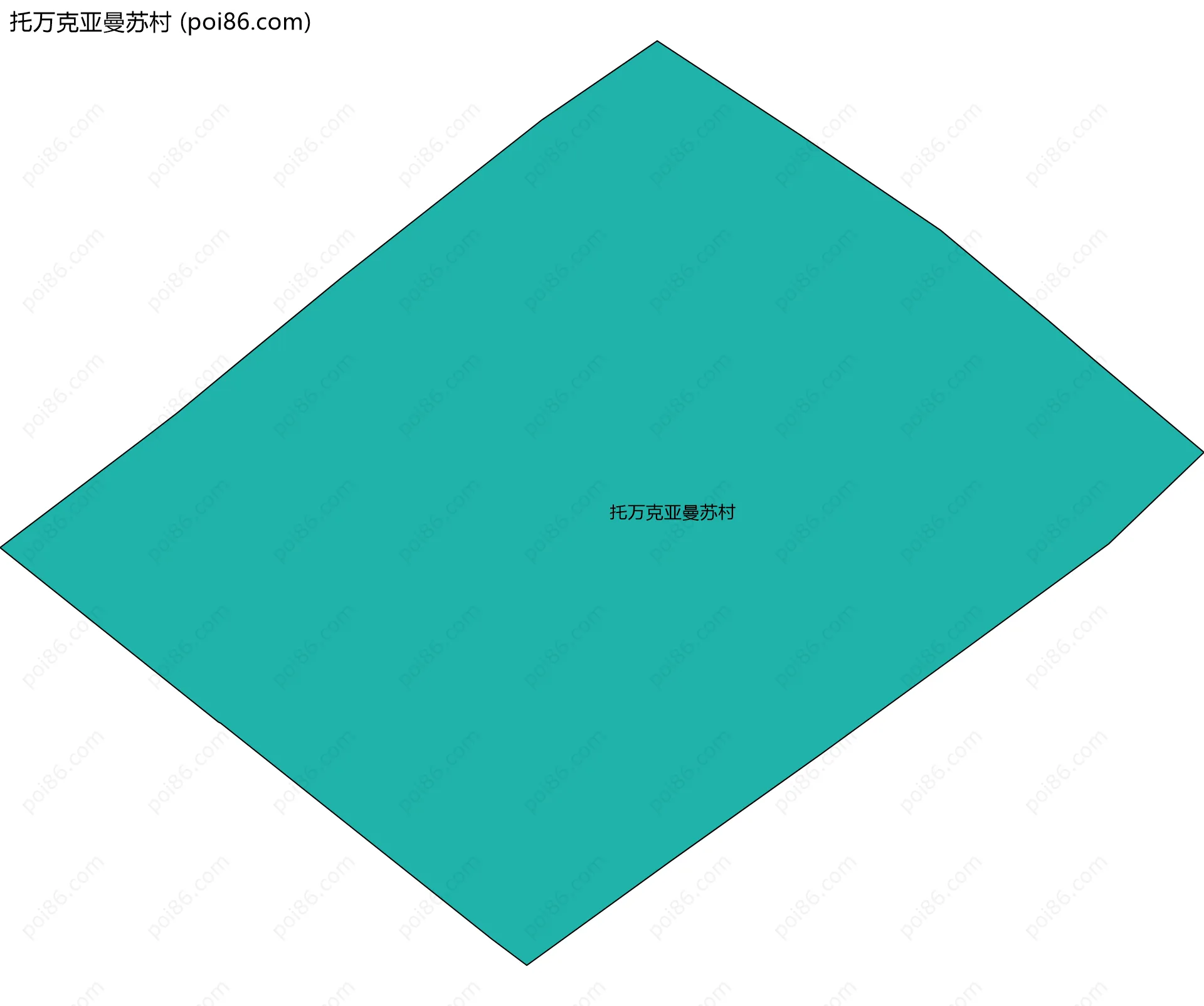 托万克亚曼苏村边界地图