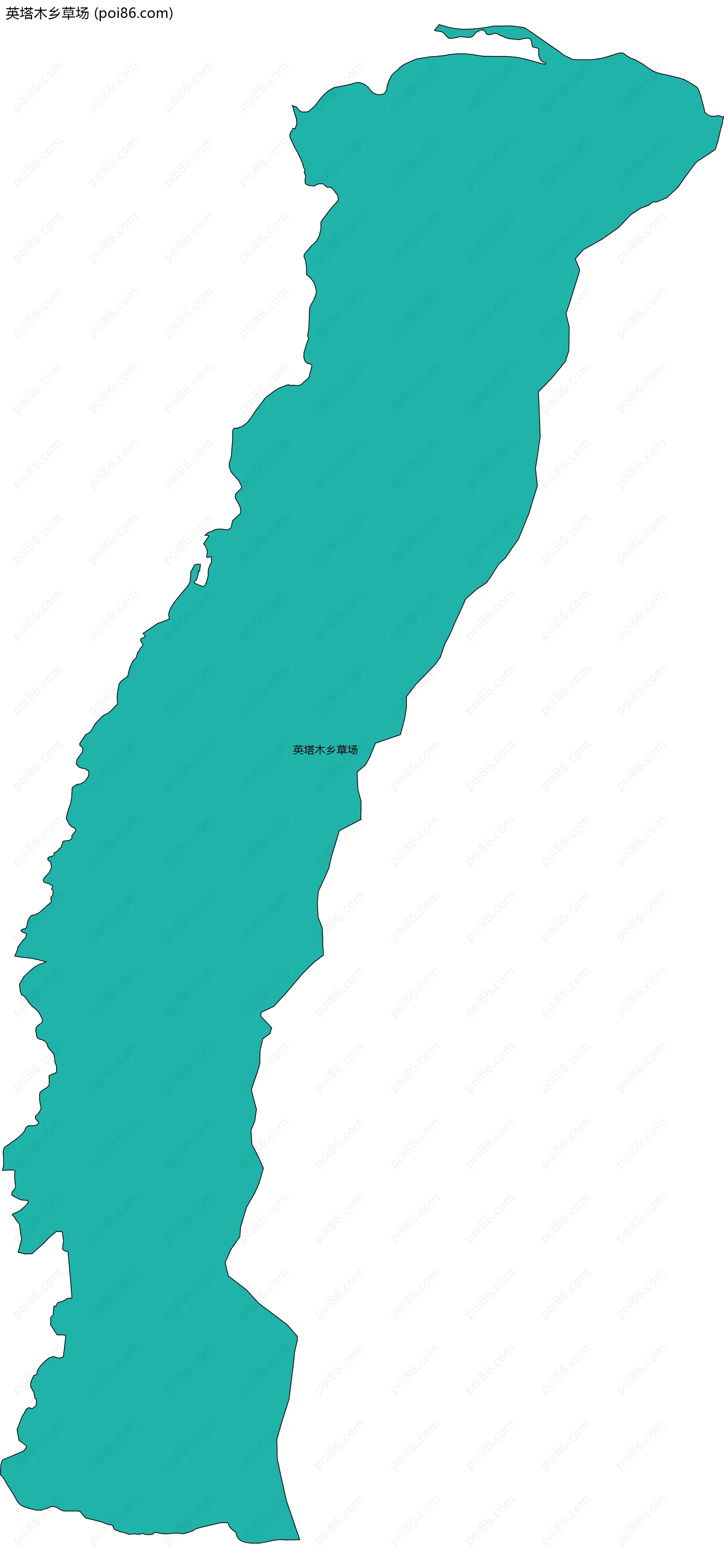 英塔木乡草场边界地图