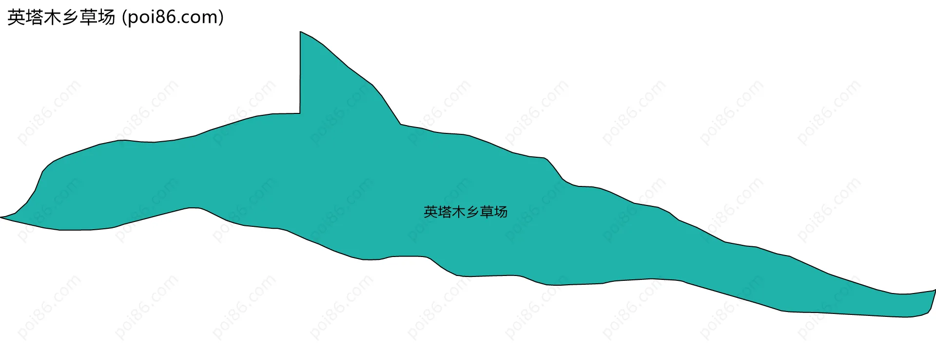 英塔木乡草场边界地图