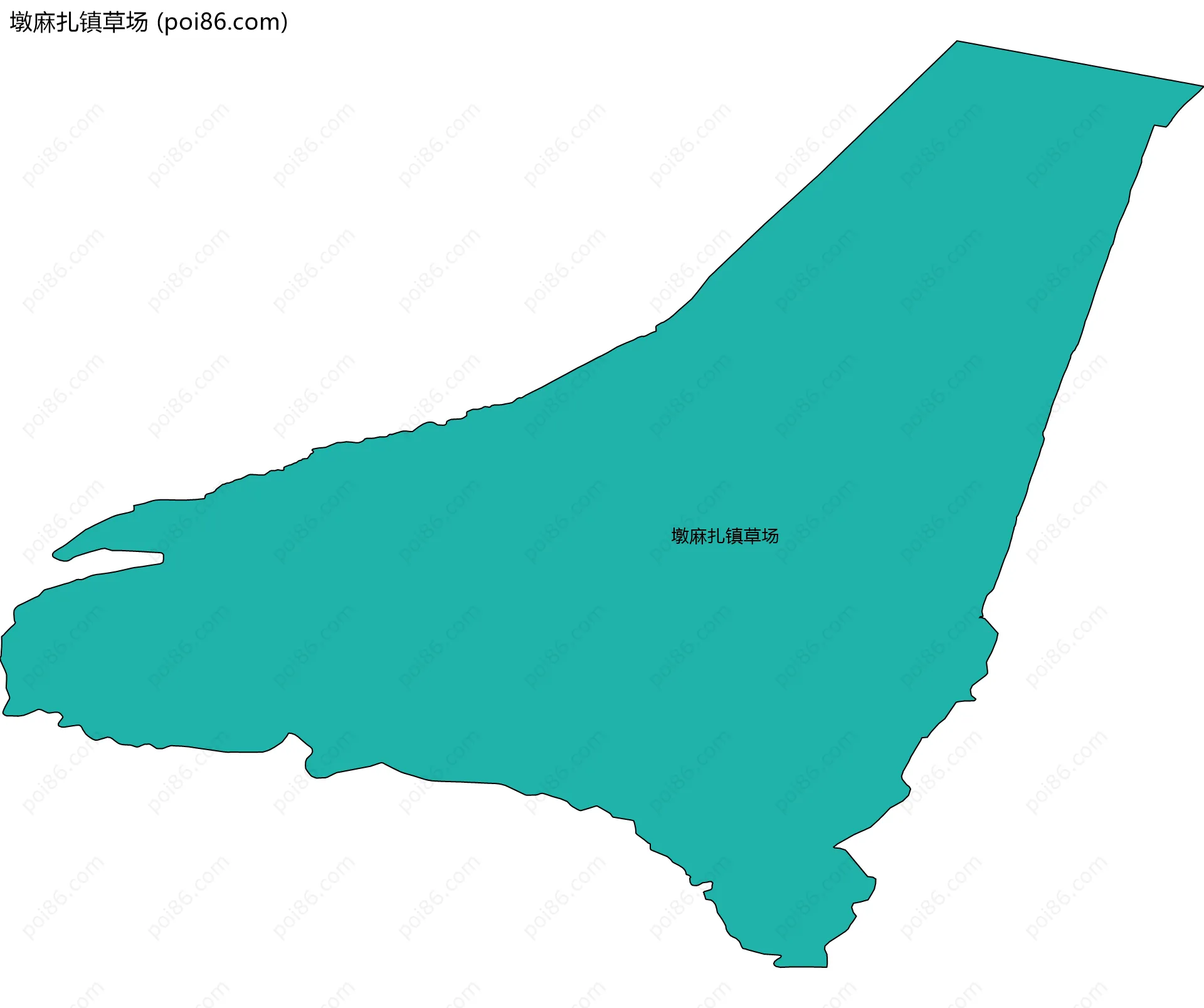 墩麻扎镇草场边界地图