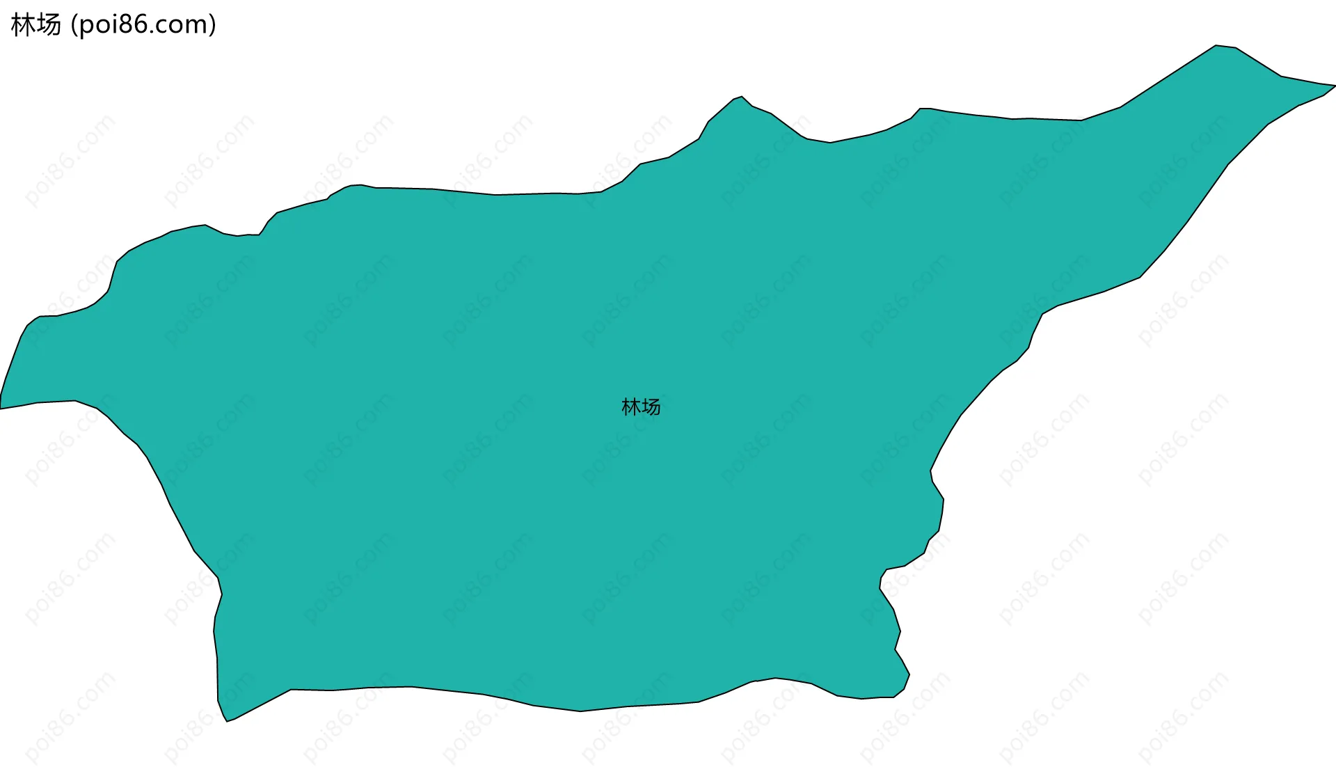 林场边界地图