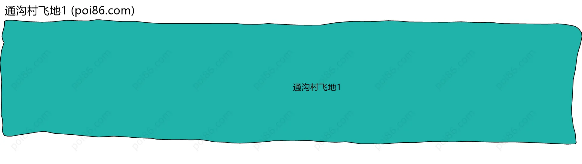 通沟村飞地1边界地图