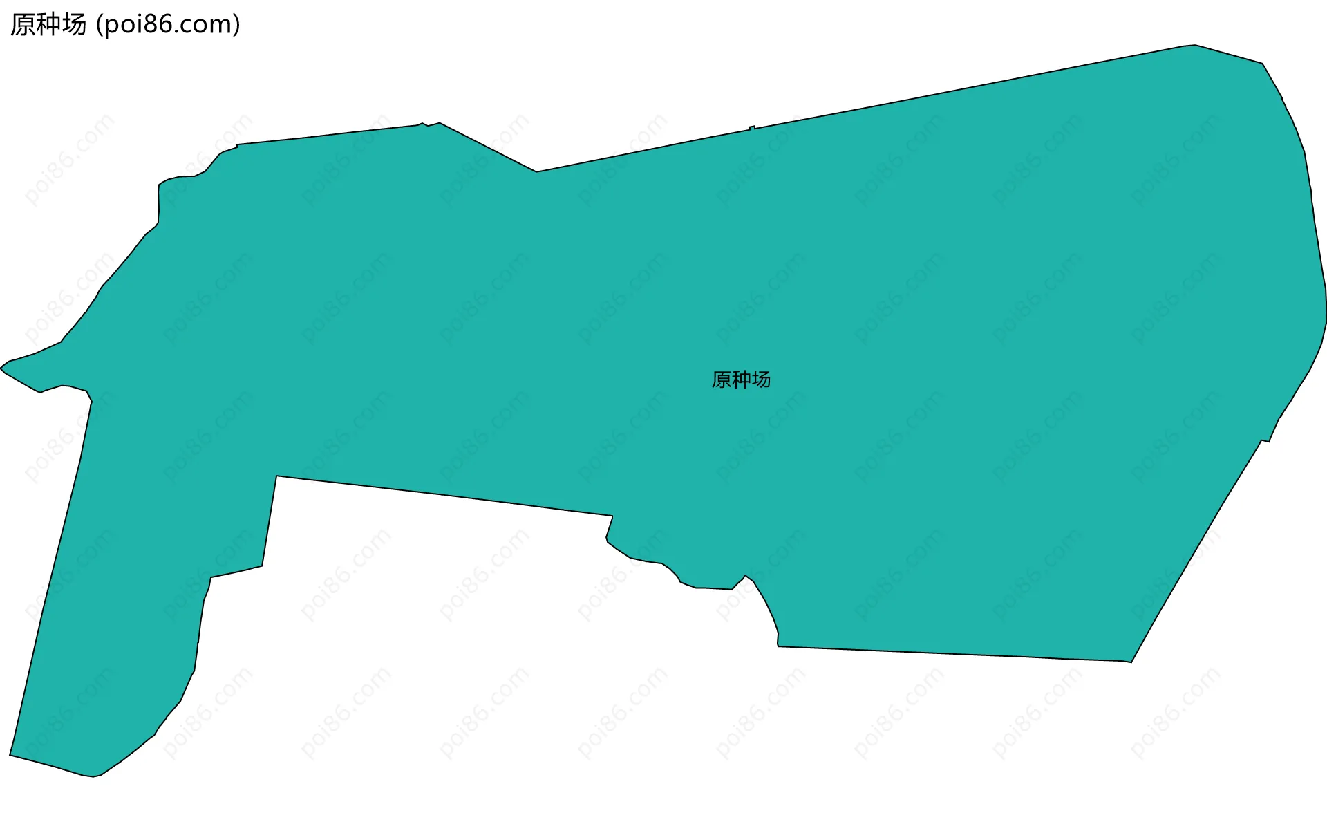 原种场边界地图(五级行政区划)