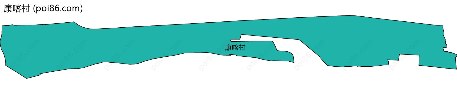 康喀村边界地图