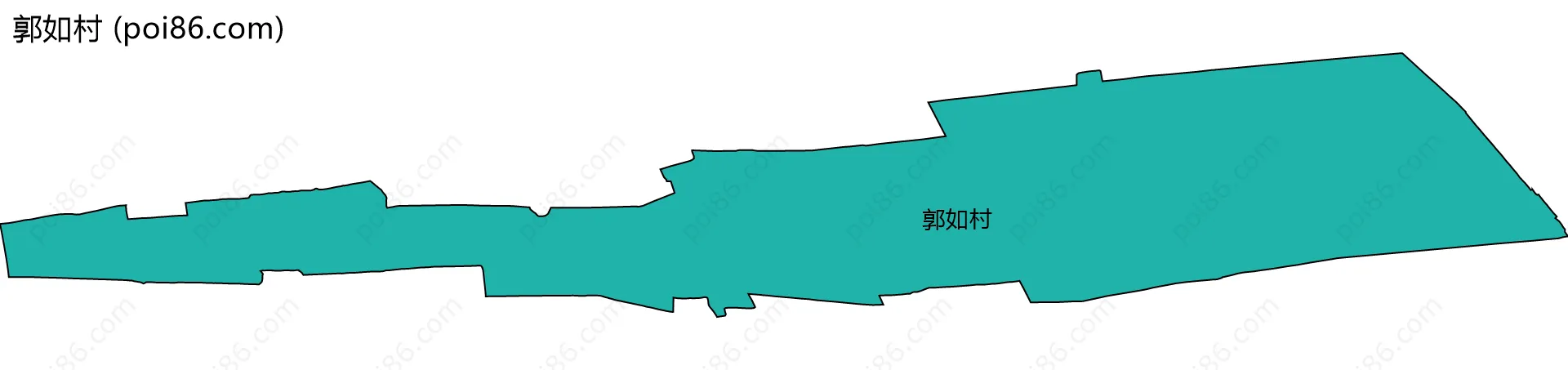 郭如村边界地图