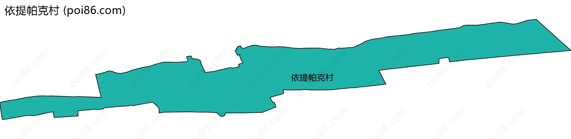 依提帕克村边界地图