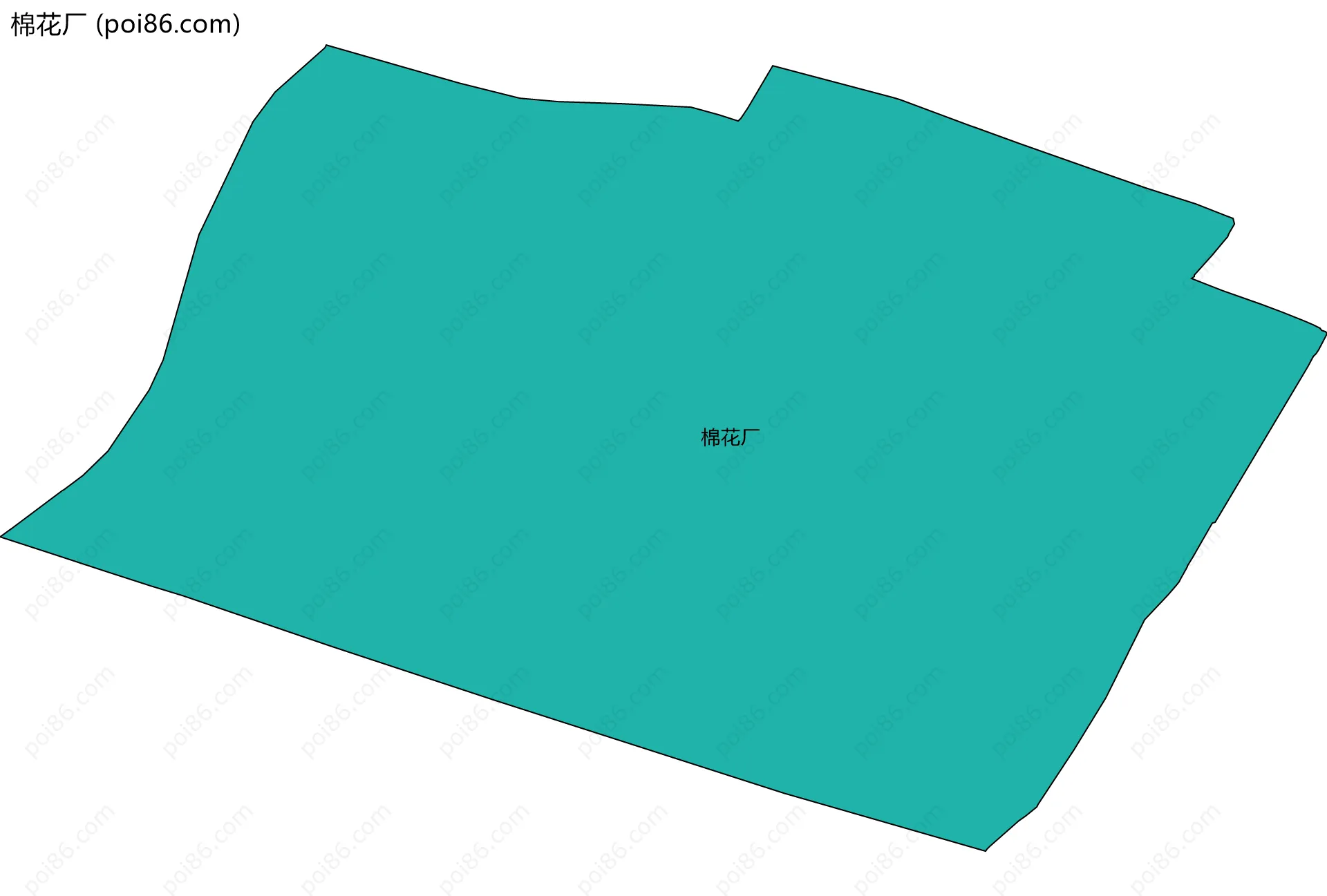棉花厂边界地图