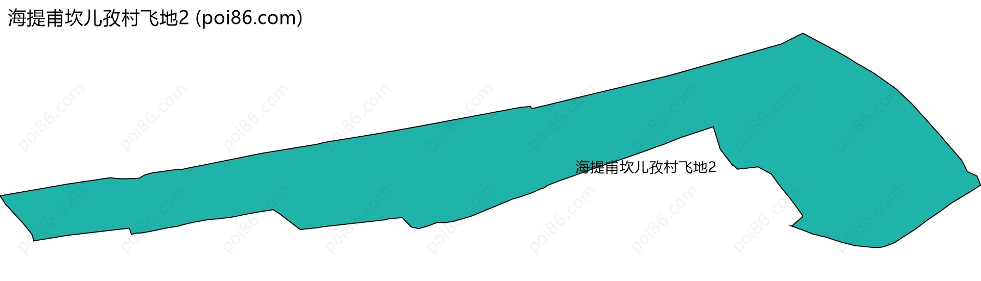 海提甫坎儿孜村飞地2边界地图