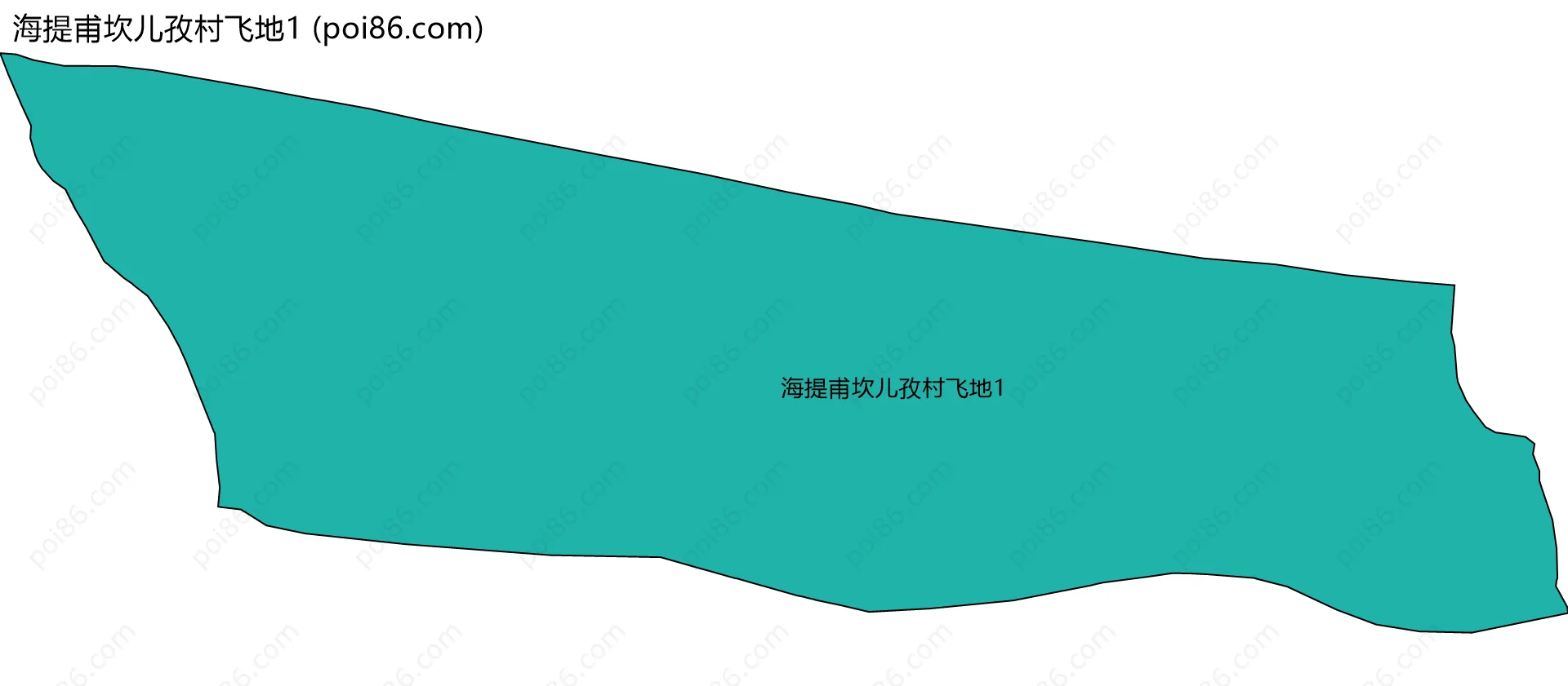 海提甫坎儿孜村飞地1边界地图