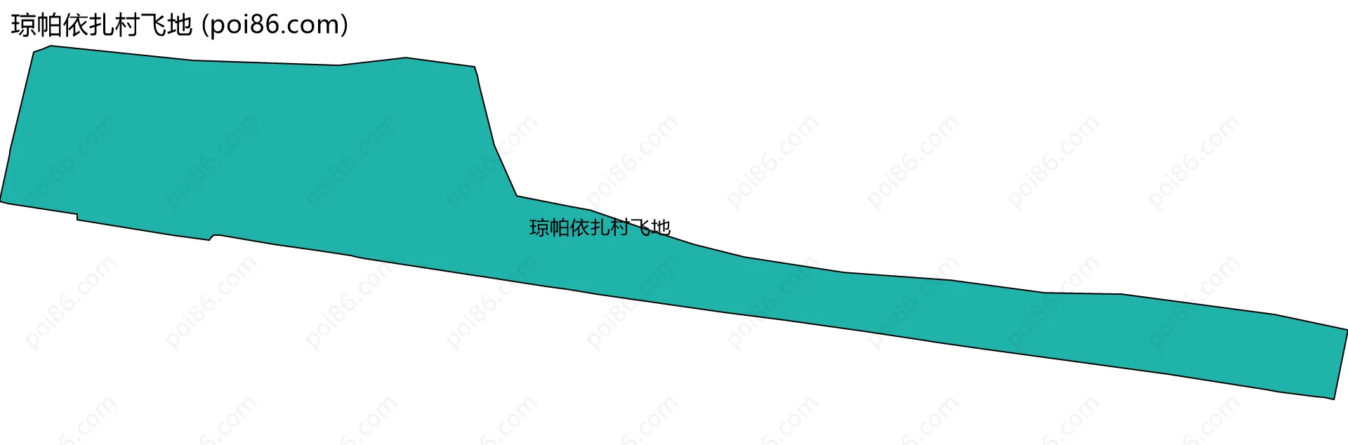 琼帕依扎村飞地边界地图