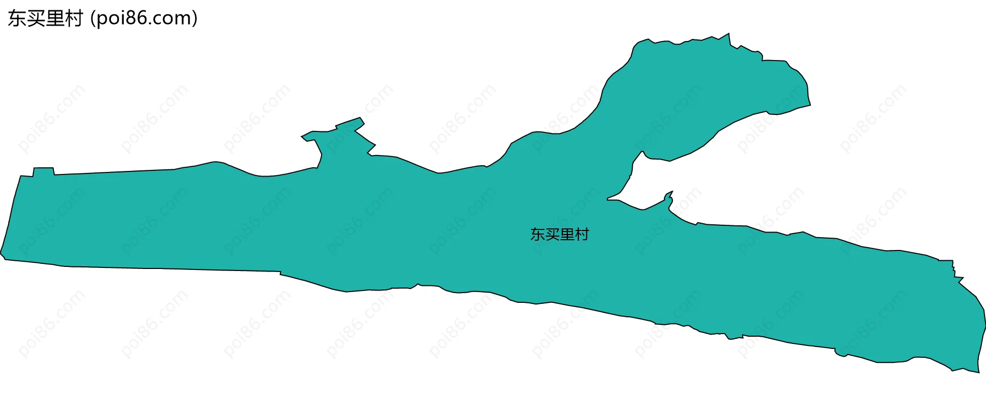 东买里村边界地图