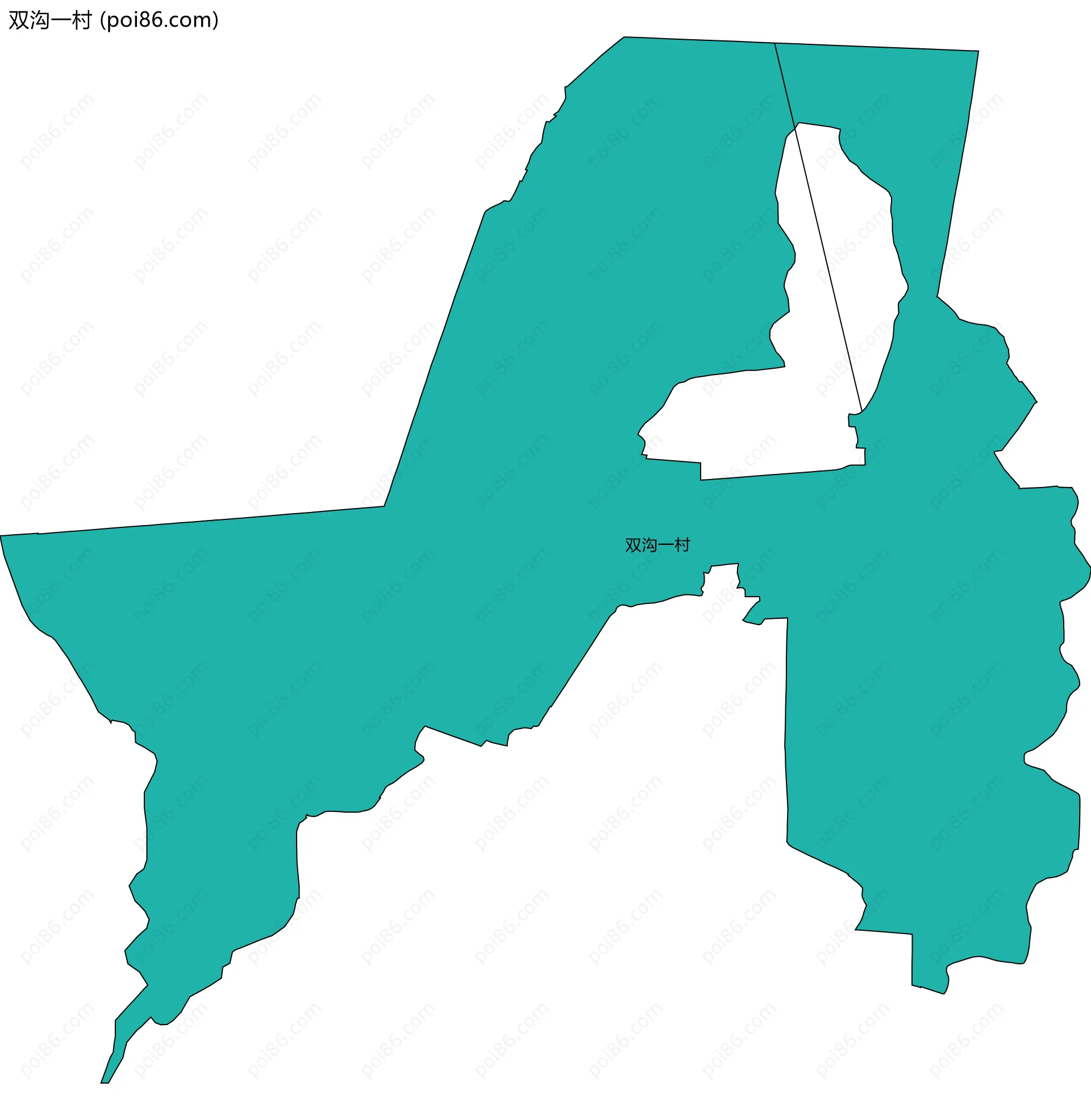 双沟一村边界地图