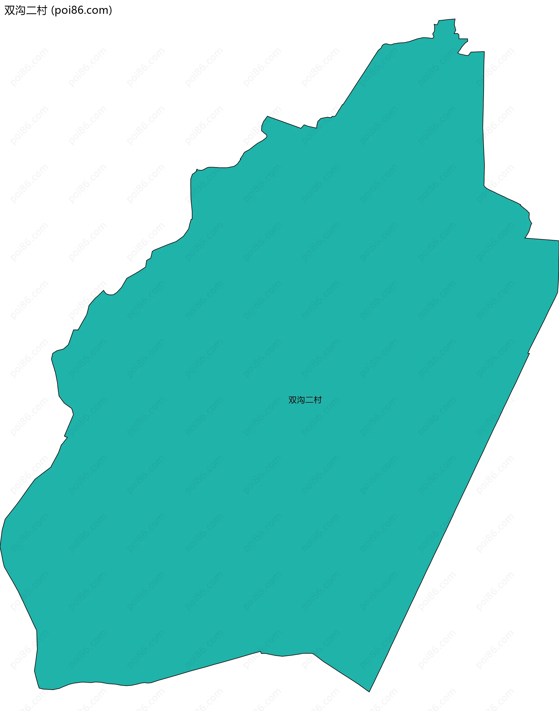 双沟二村边界地图