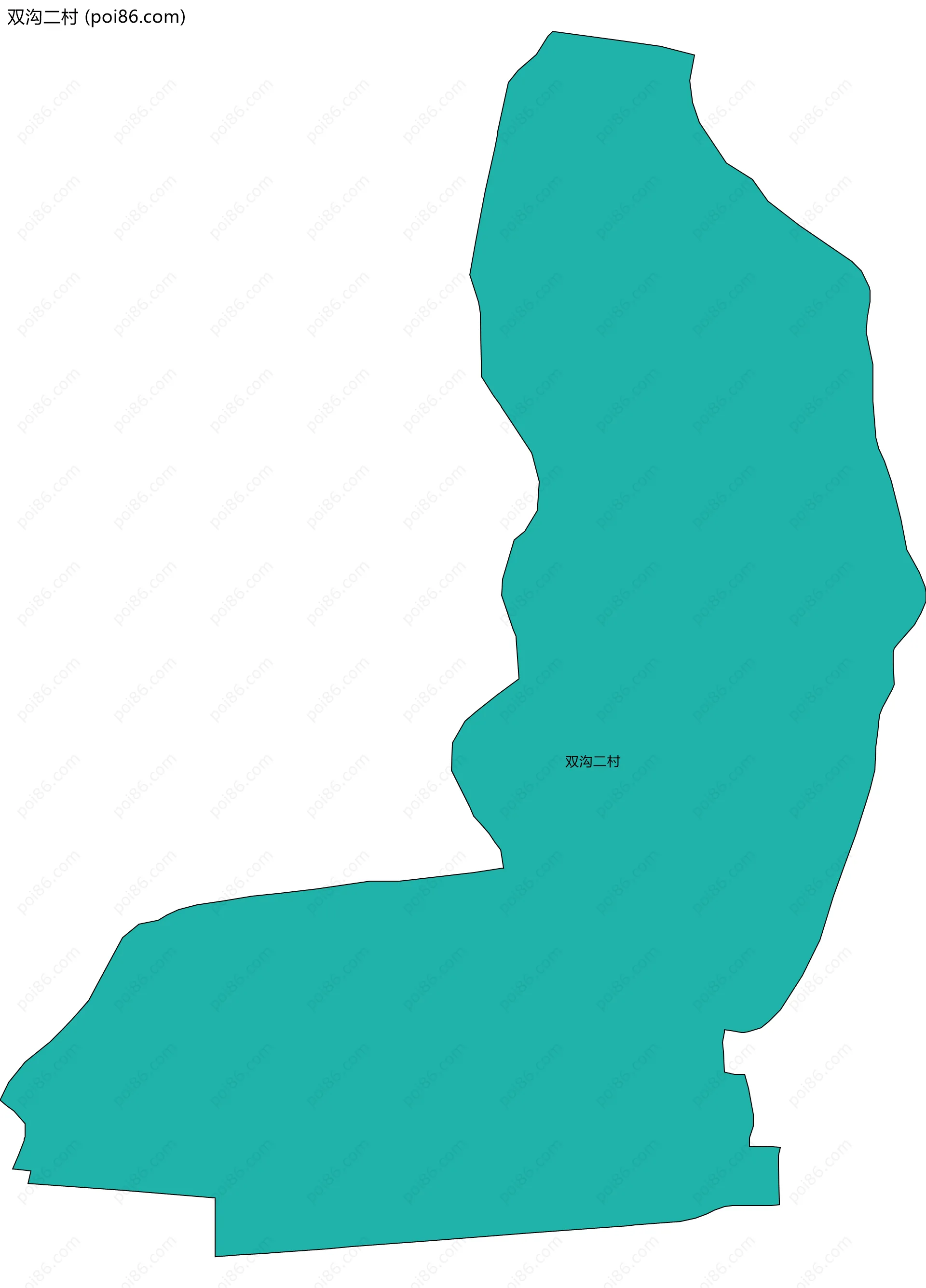 双沟二村边界地图