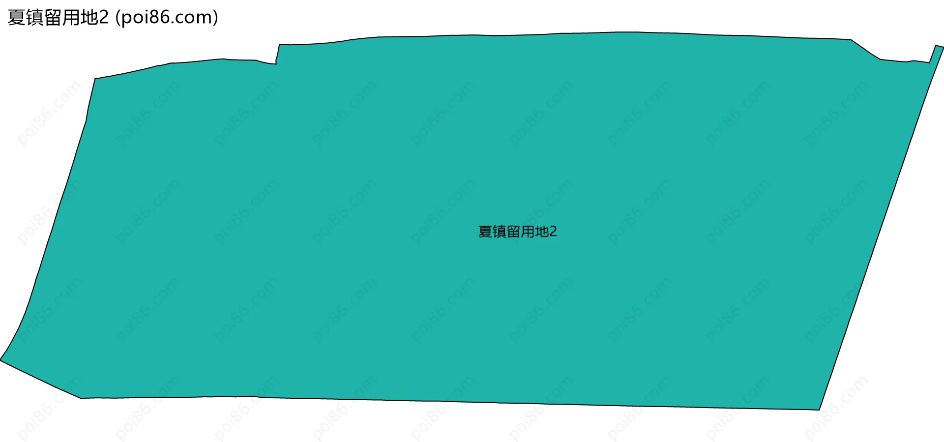 夏镇留用地2边界地图