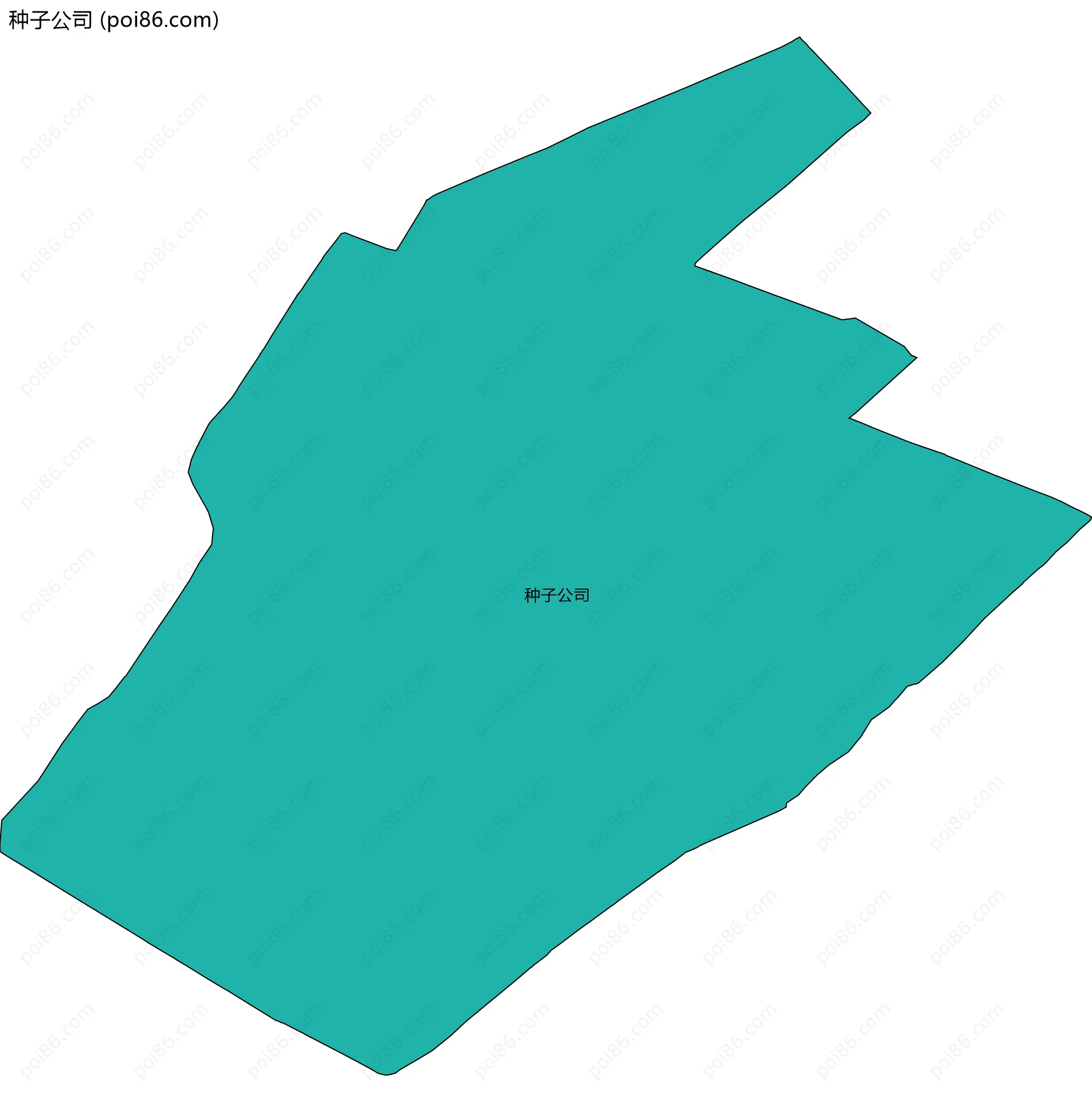 种子公司边界地图