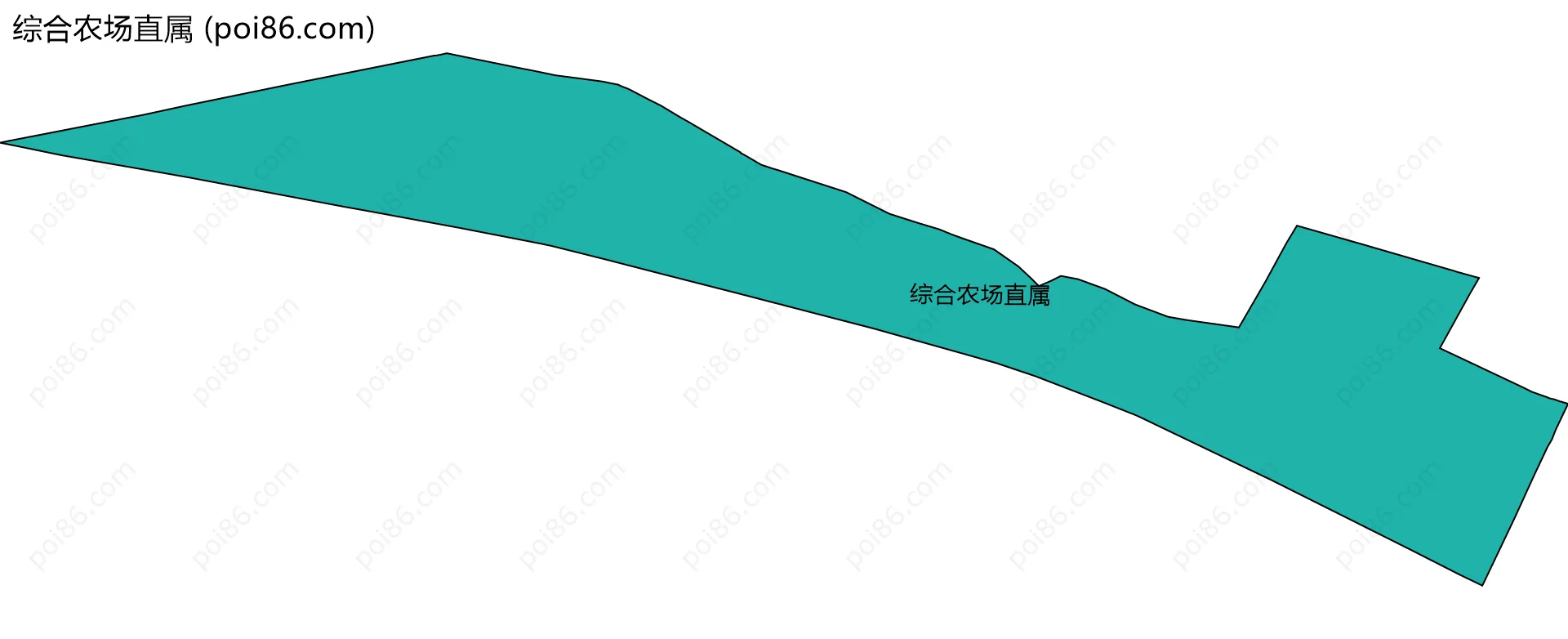 综合农场直属边界地图