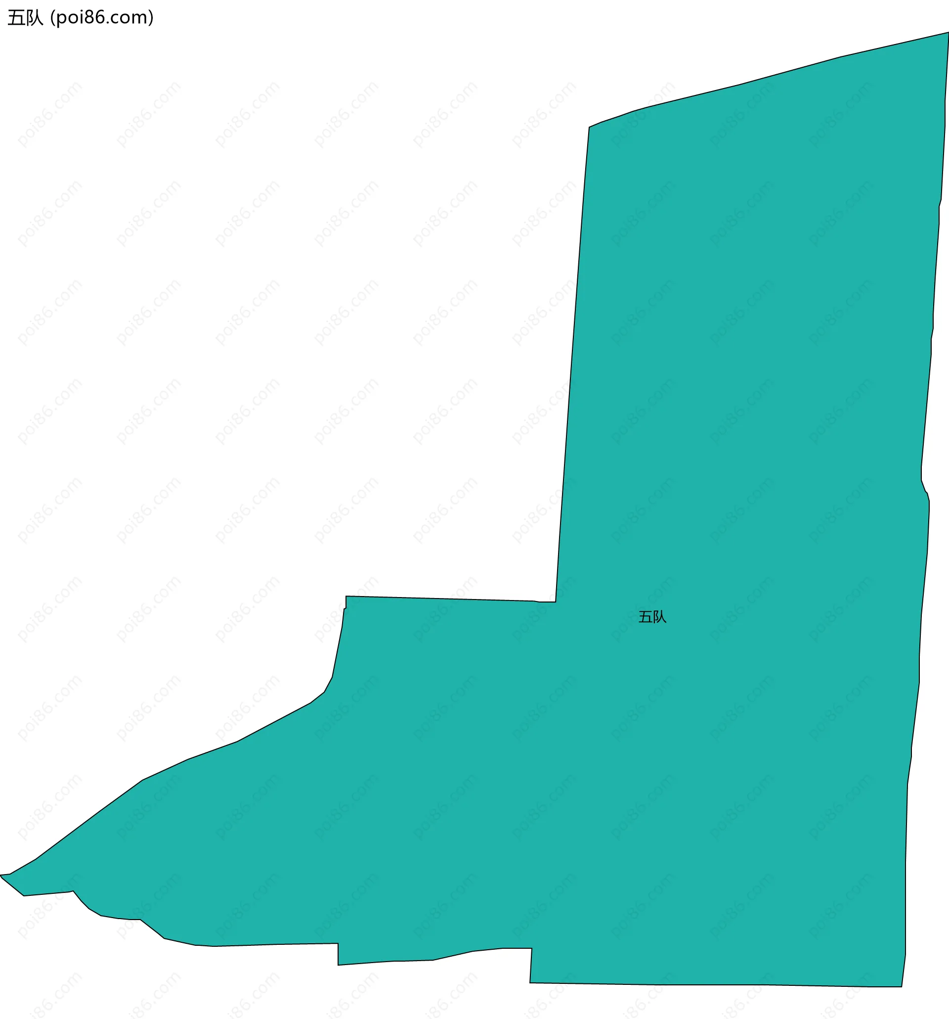 五队边界地图