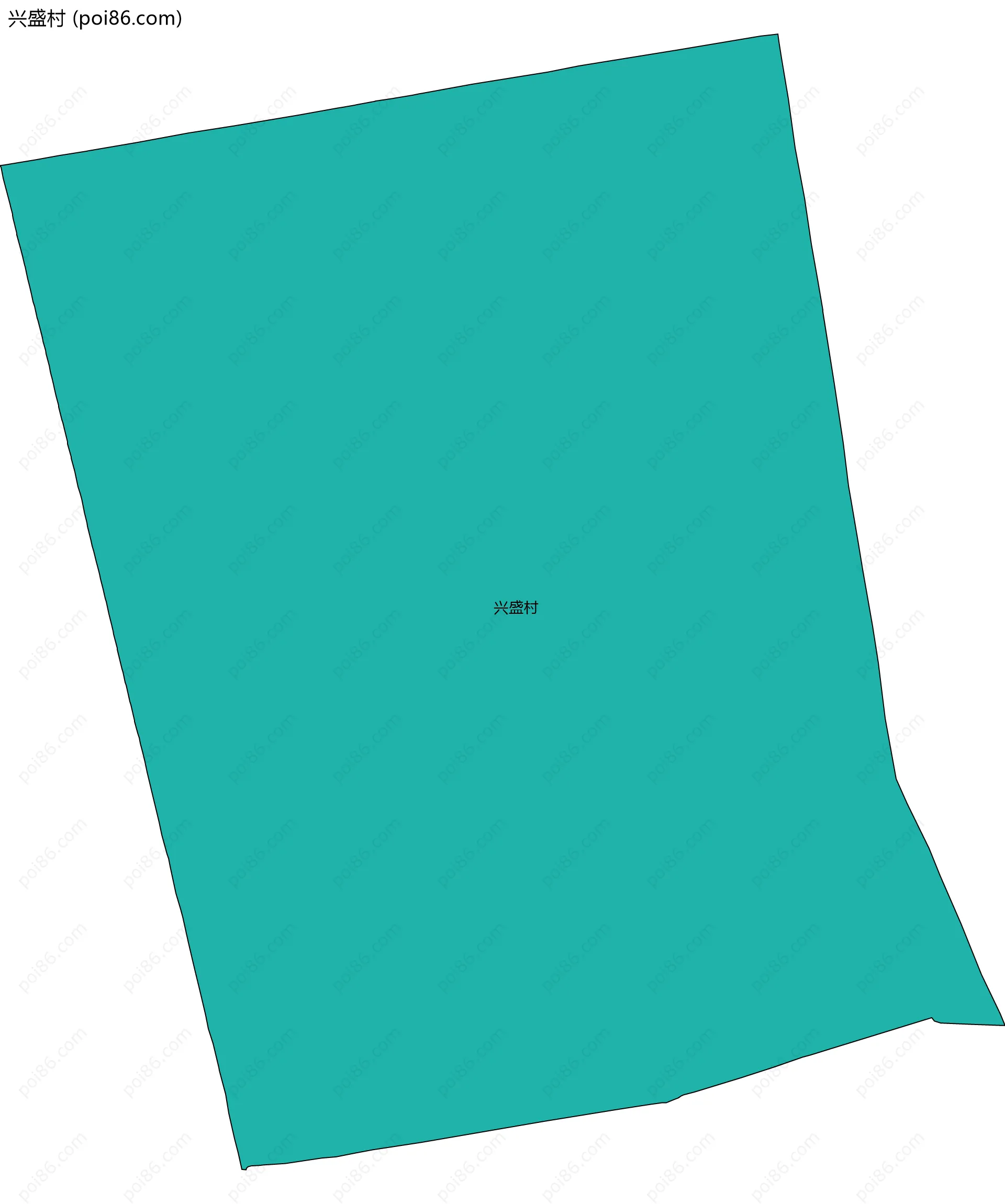 兴盛村边界地图