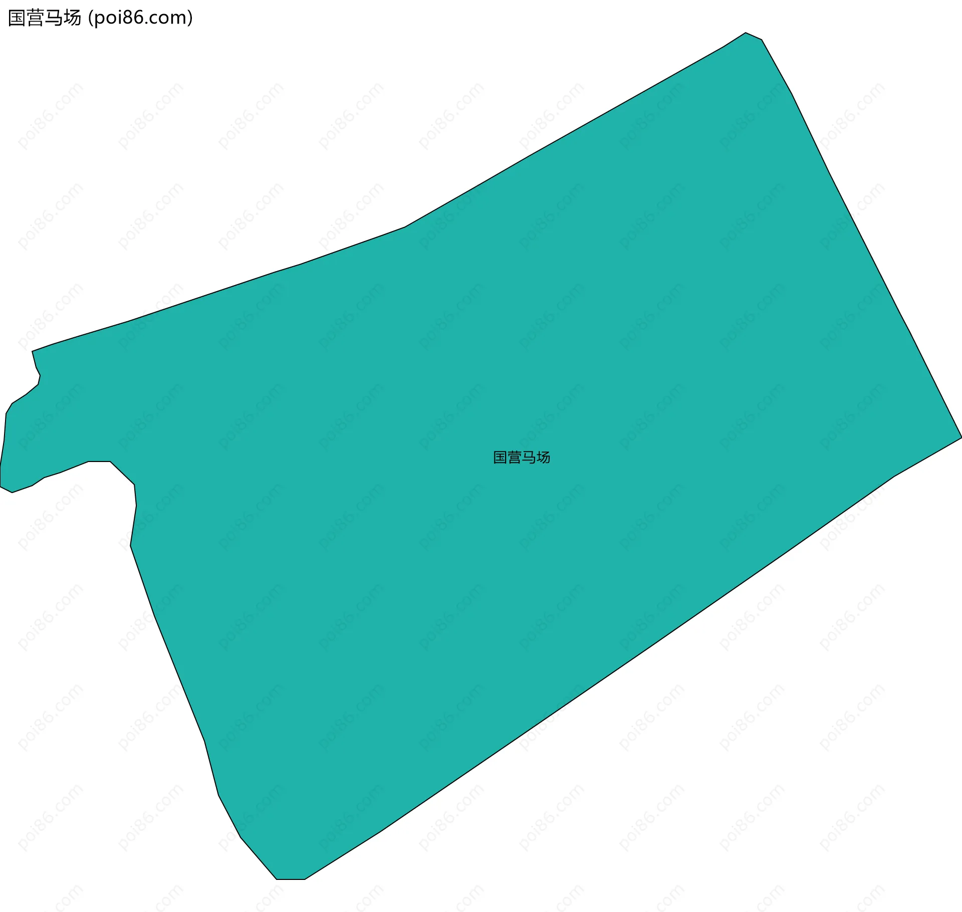 国营马场边界地图