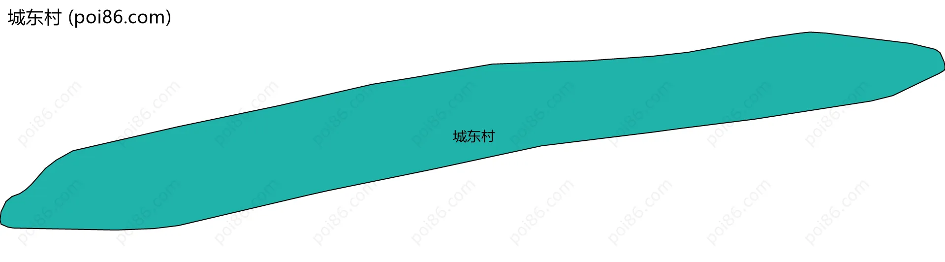 城东村边界地图