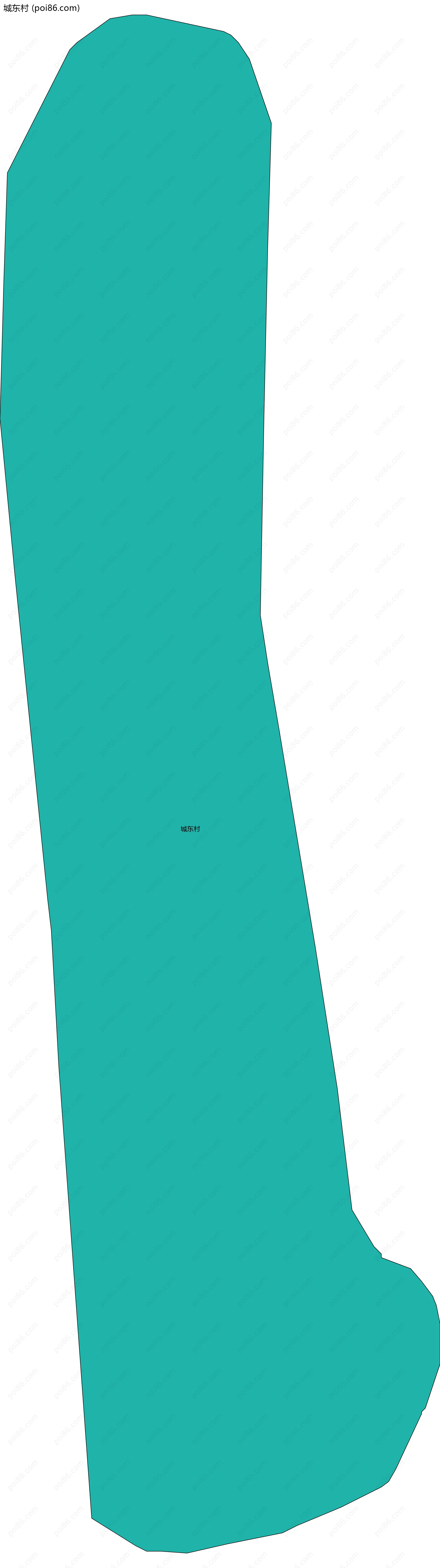 城东村边界地图