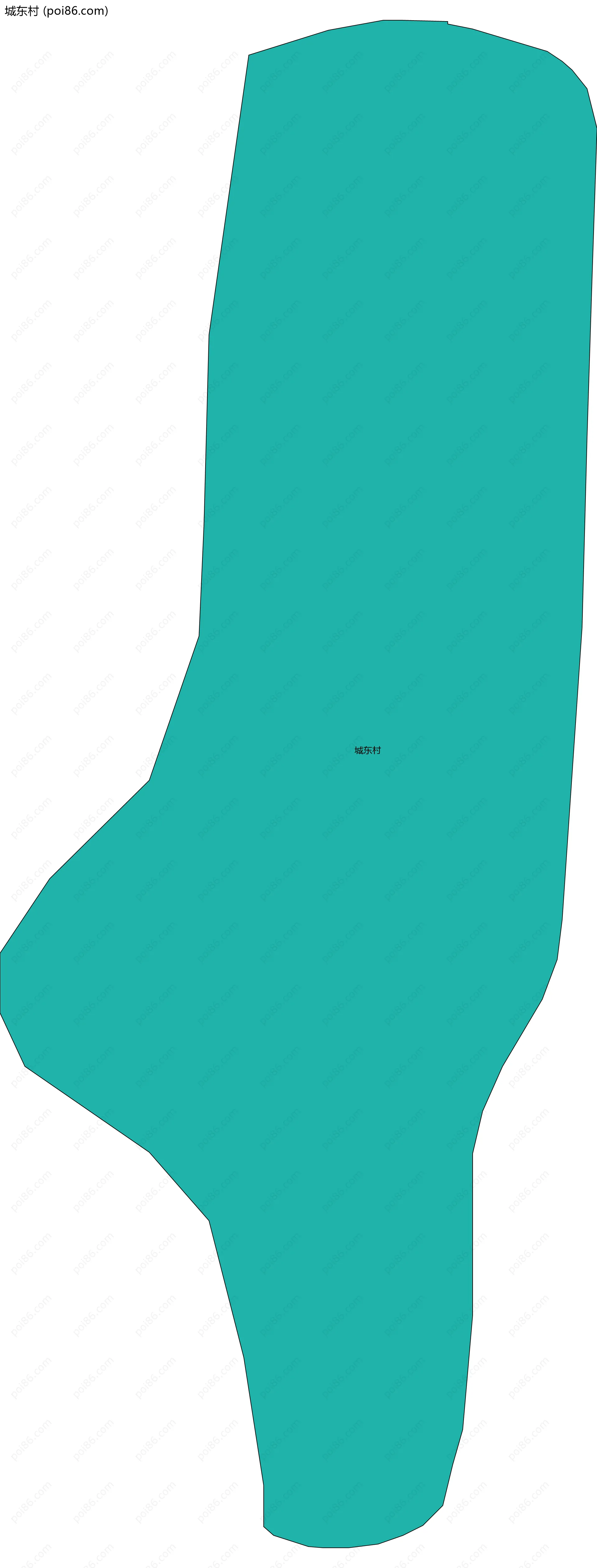 城东村边界地图