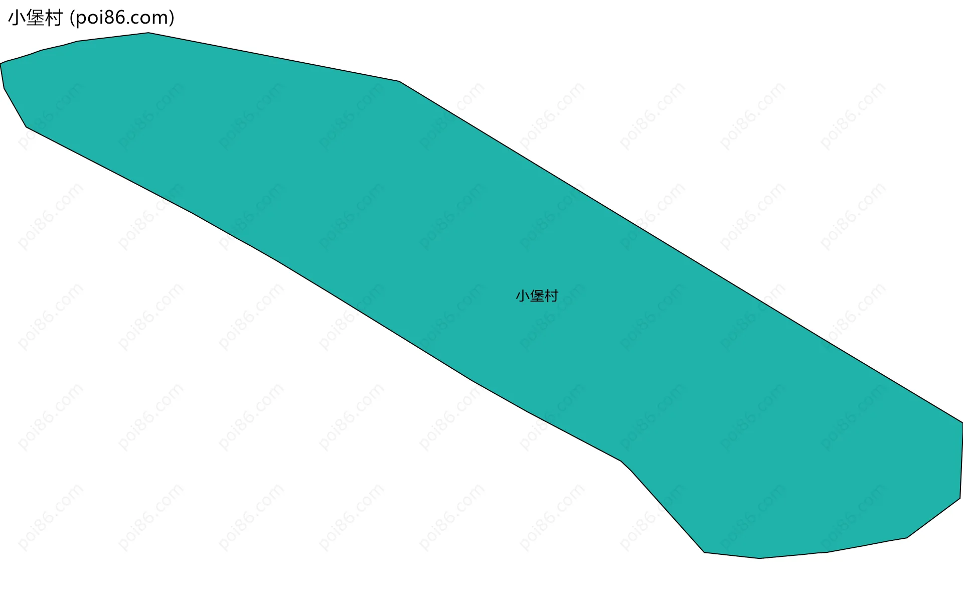 小堡村边界地图