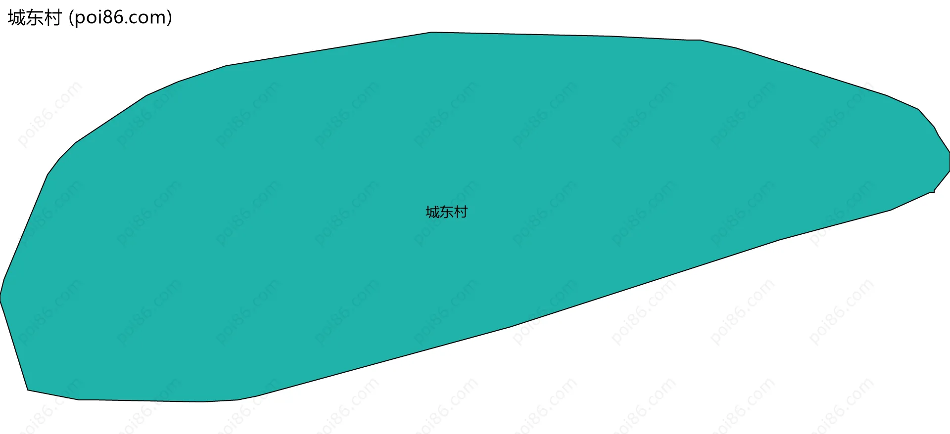 城东村边界地图