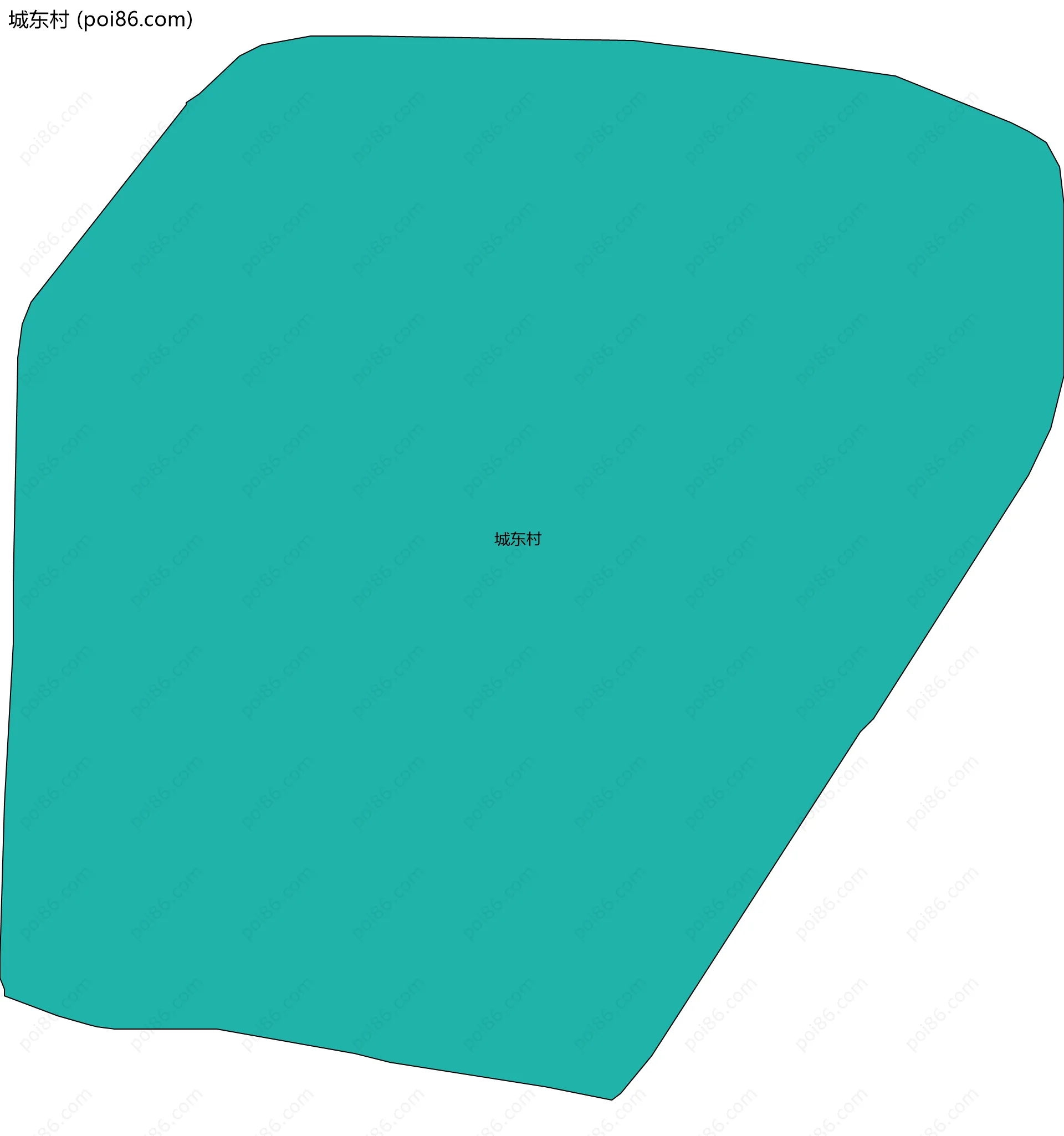 城东村边界地图