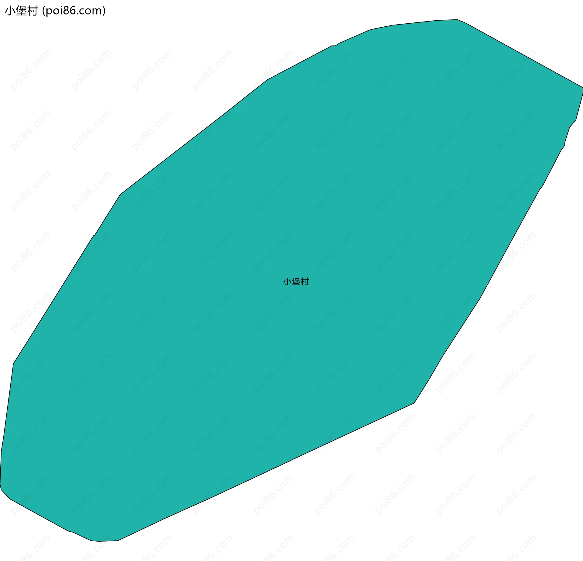 小堡村边界地图