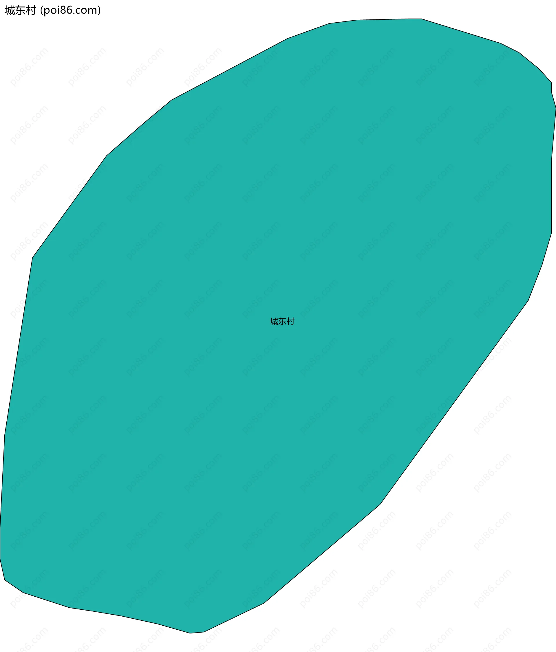 城东村边界地图