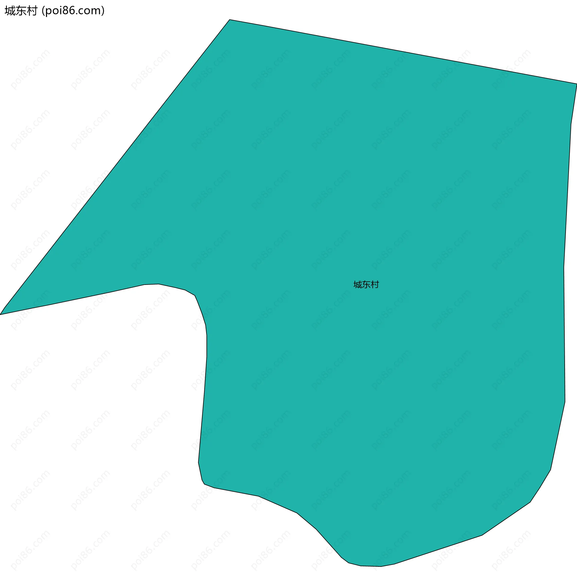 城东村边界地图