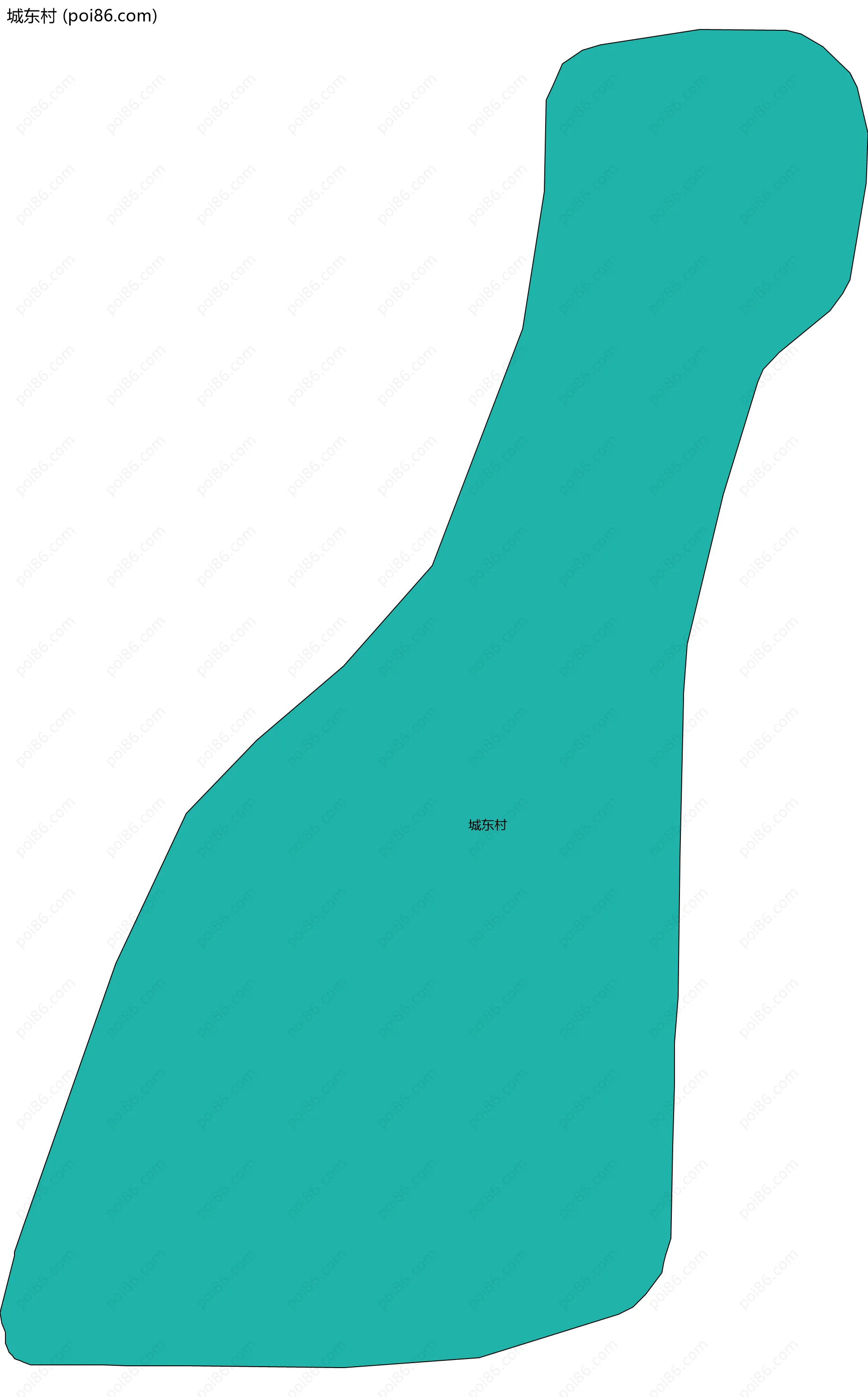 城东村边界地图