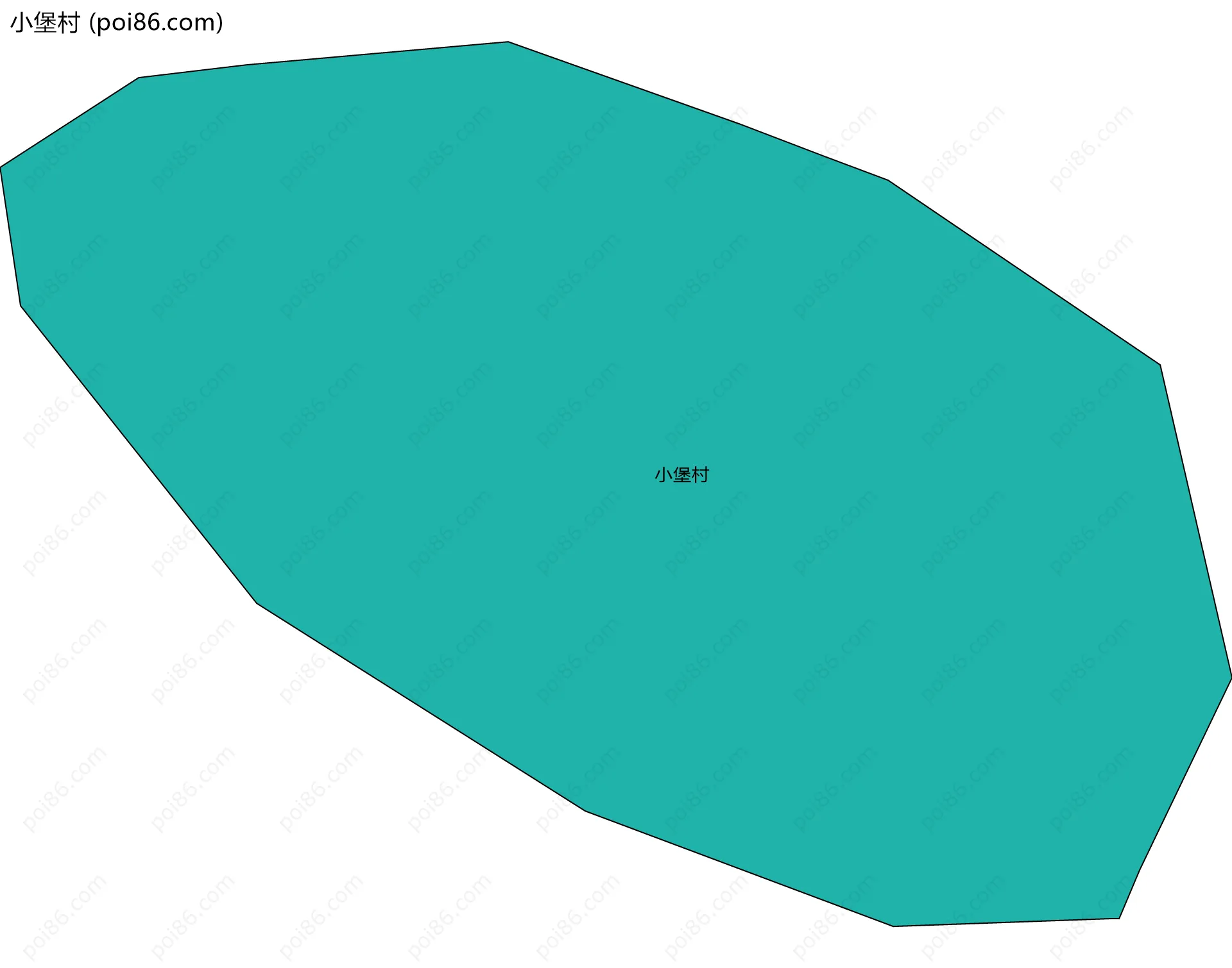 小堡村边界地图