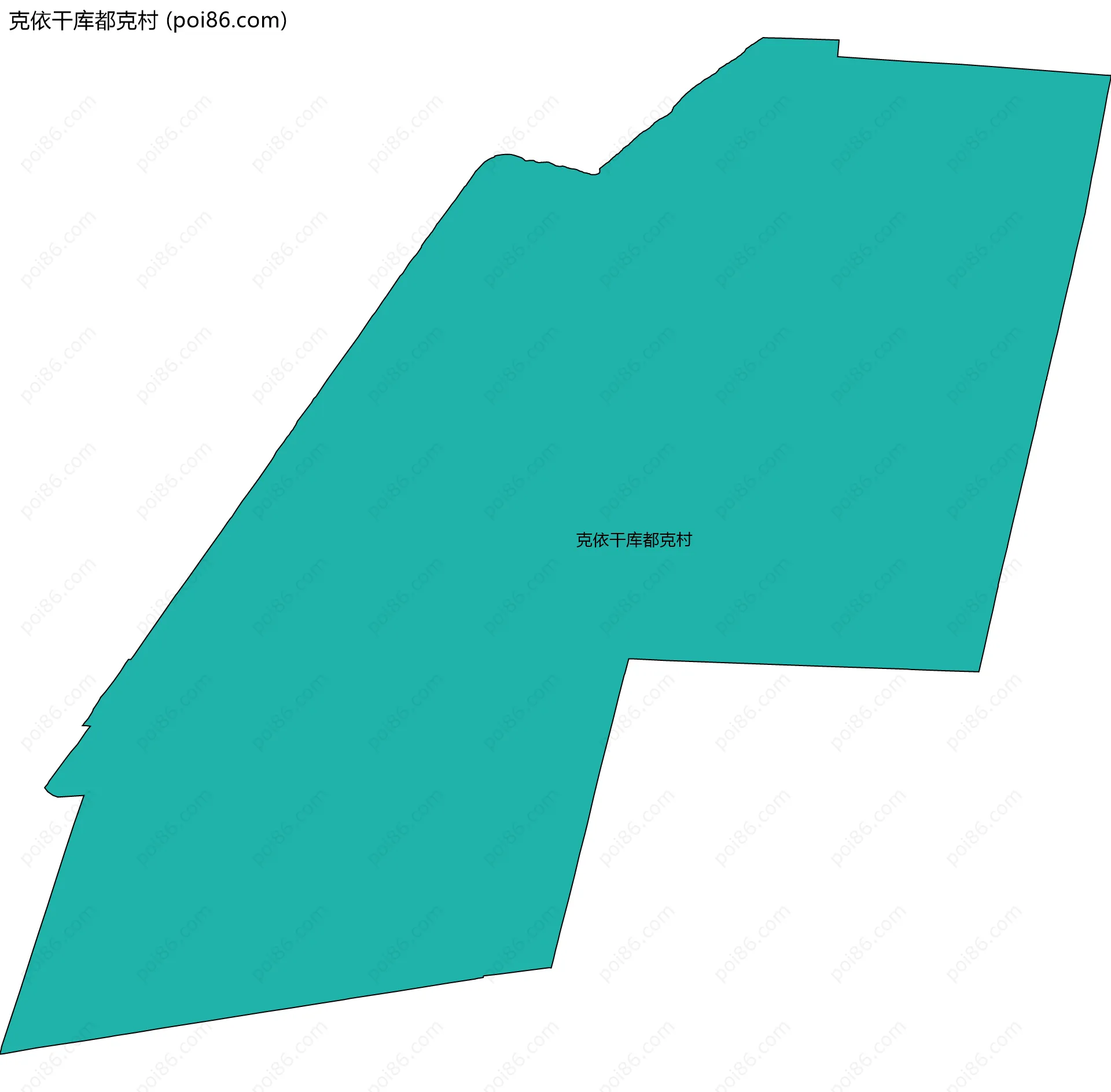 克依干库都克村边界地图