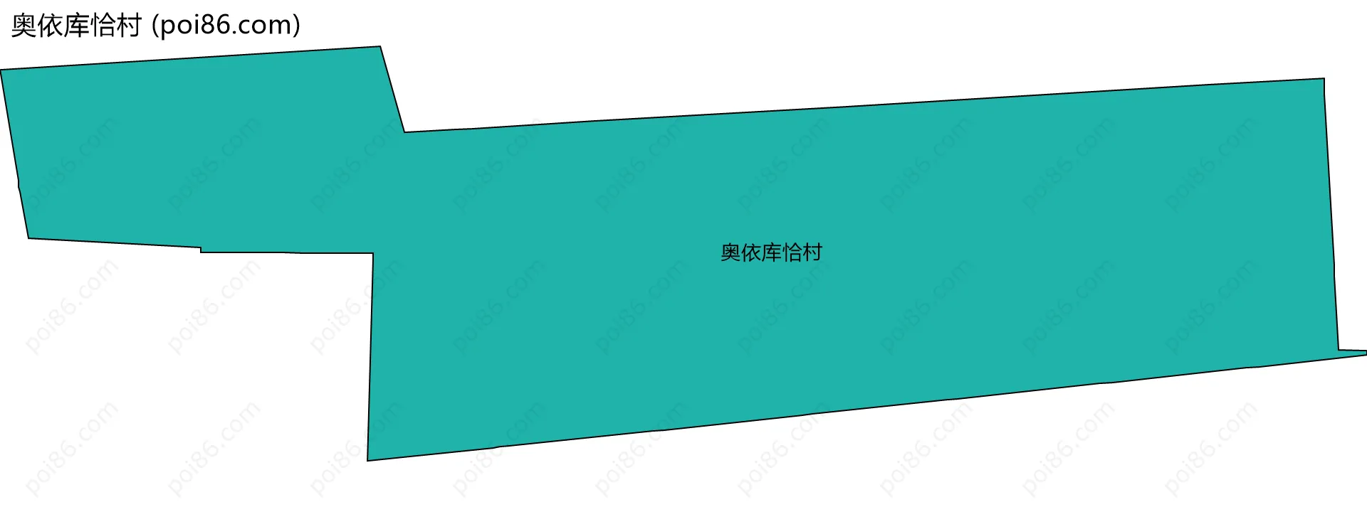 奥依库恰村边界地图