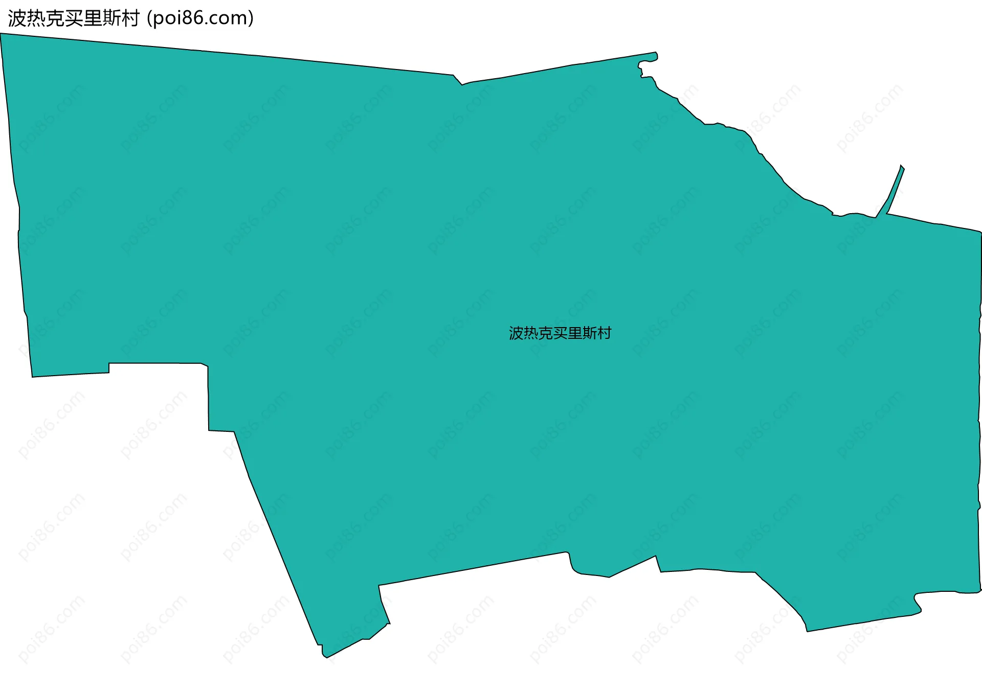 波热克买里斯村边界地图